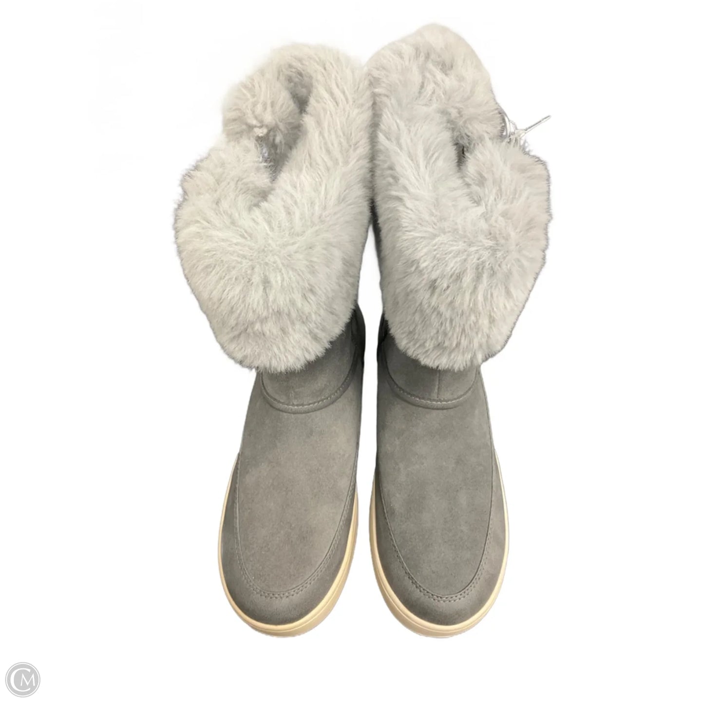 Boots Mid-calf Flats By Koolaburra By Ugg In Grey, Size: 6