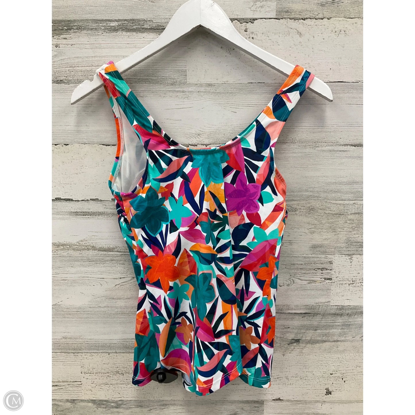 Swimsuit Top By Clothes Mentor In Multi-colored, Size: M