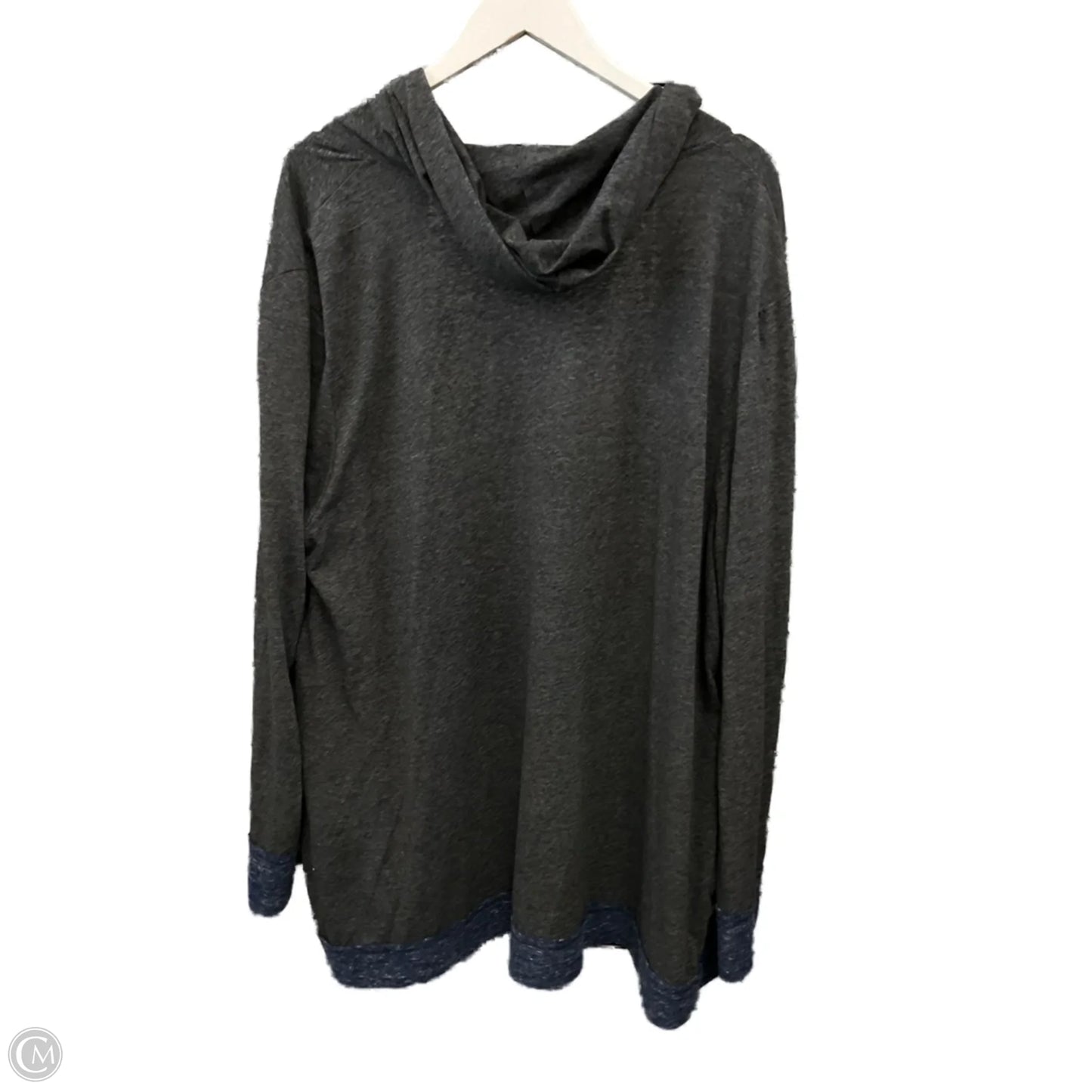 Cardigan By Colosseum In Grey, Size: 3x