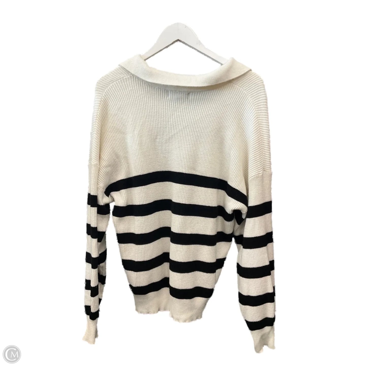 Sweater By Marled In White, Size: 1x