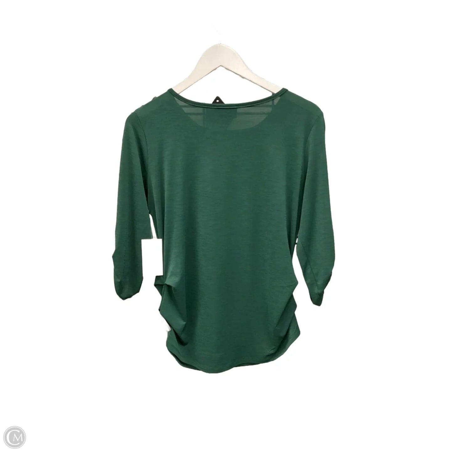 Top 3/4 Sleeve By Workshop In Green, Size: M