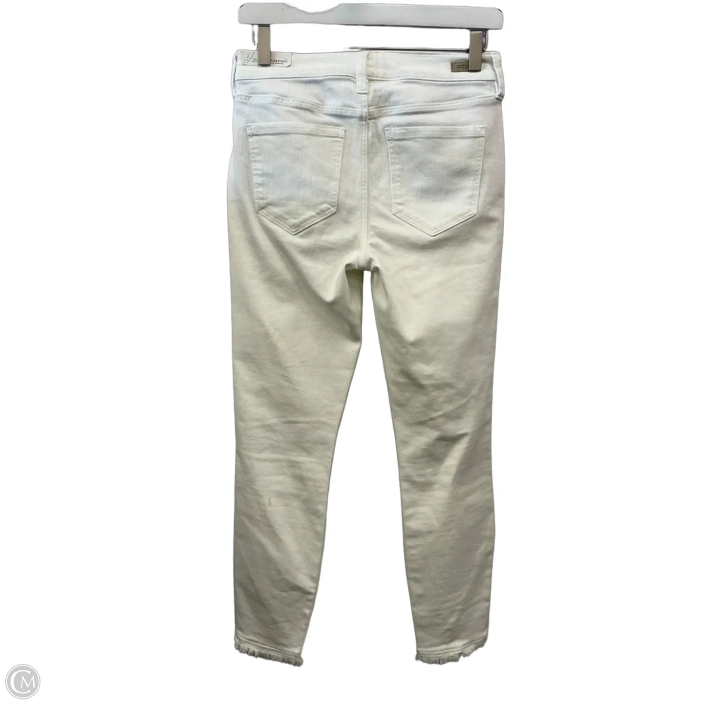 Jeans Skinny By Liverpool In White Denim, Size: 2