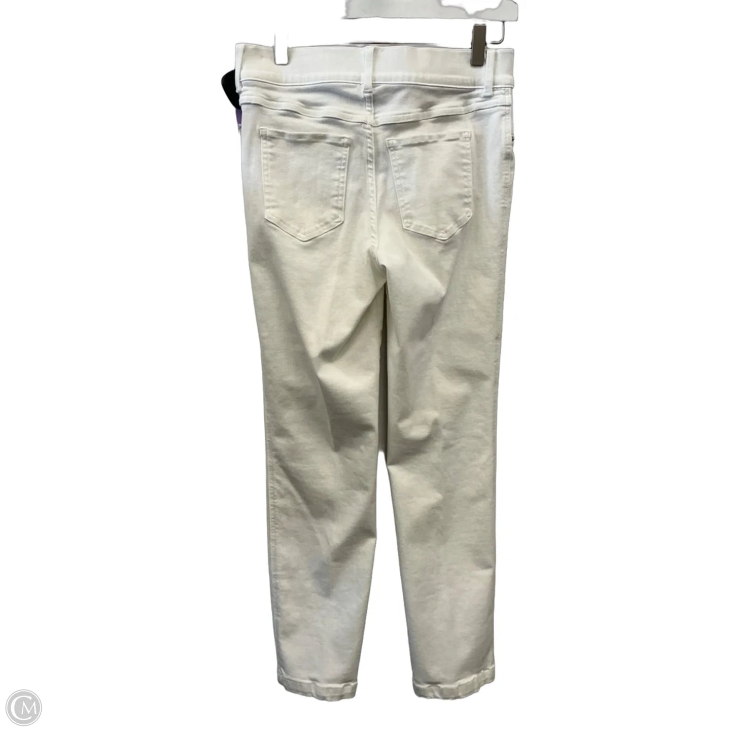 Jeans Straight By Spanx In White, Size: M