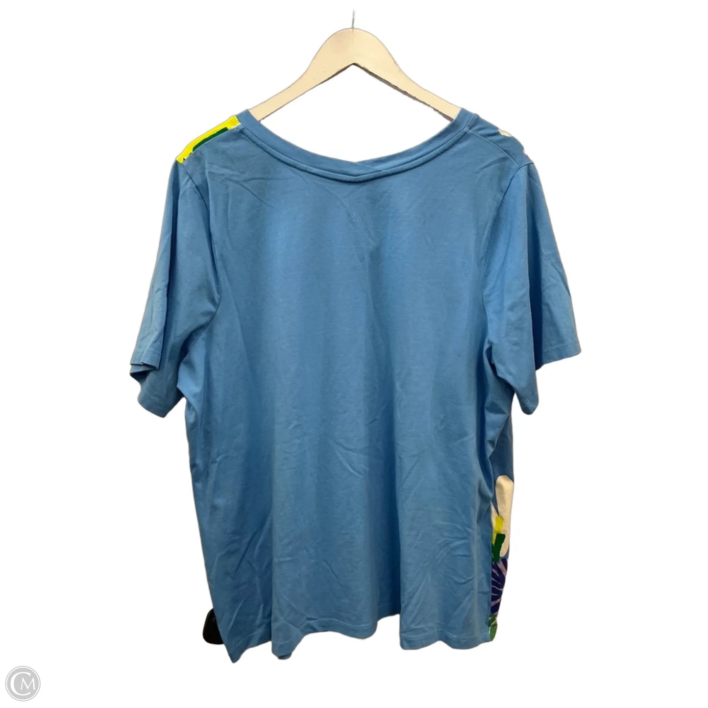 Top Short Sleeve By Sport In Blue, Size: 2x