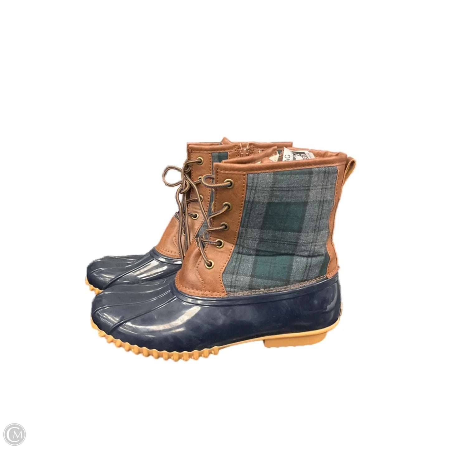 Boots Ankle Flats By Sporto In Navy, Size: 10