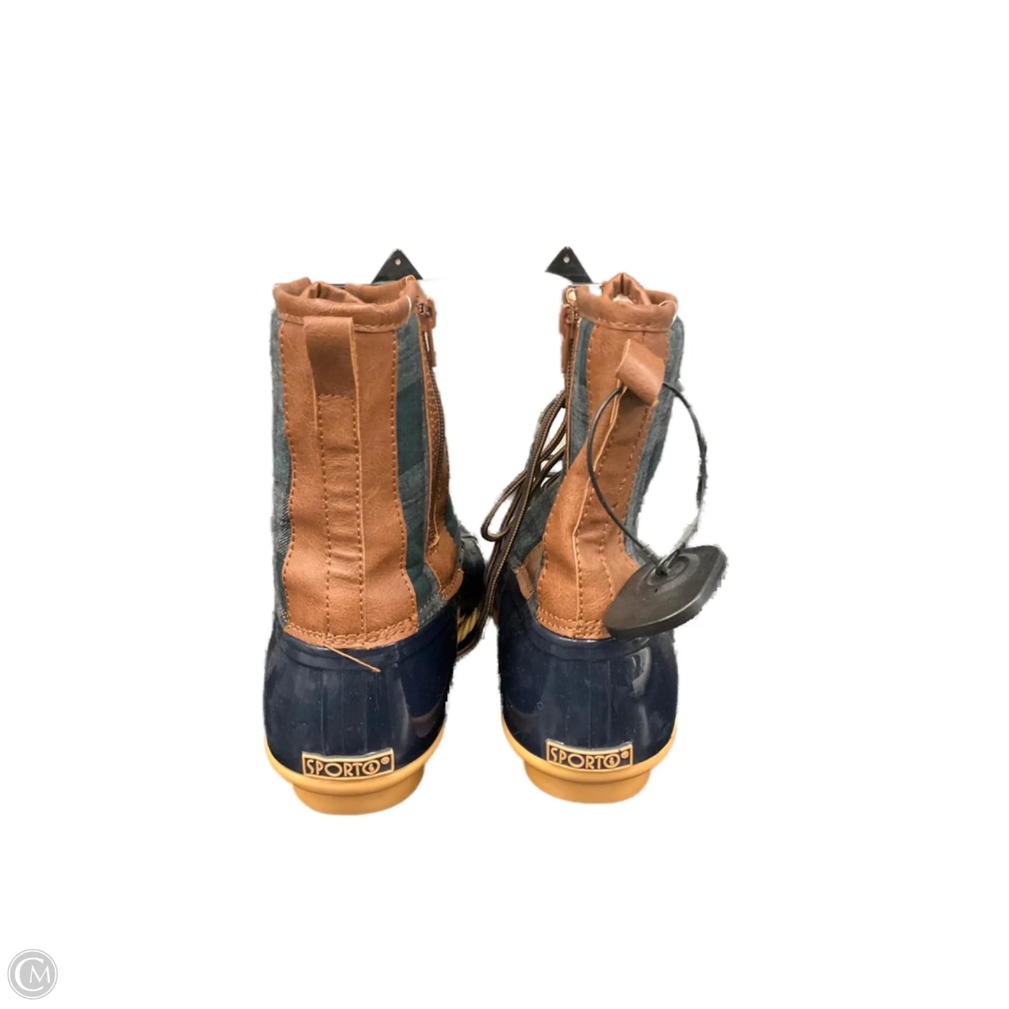 Boots Ankle Flats By Sporto In Navy, Size: 10