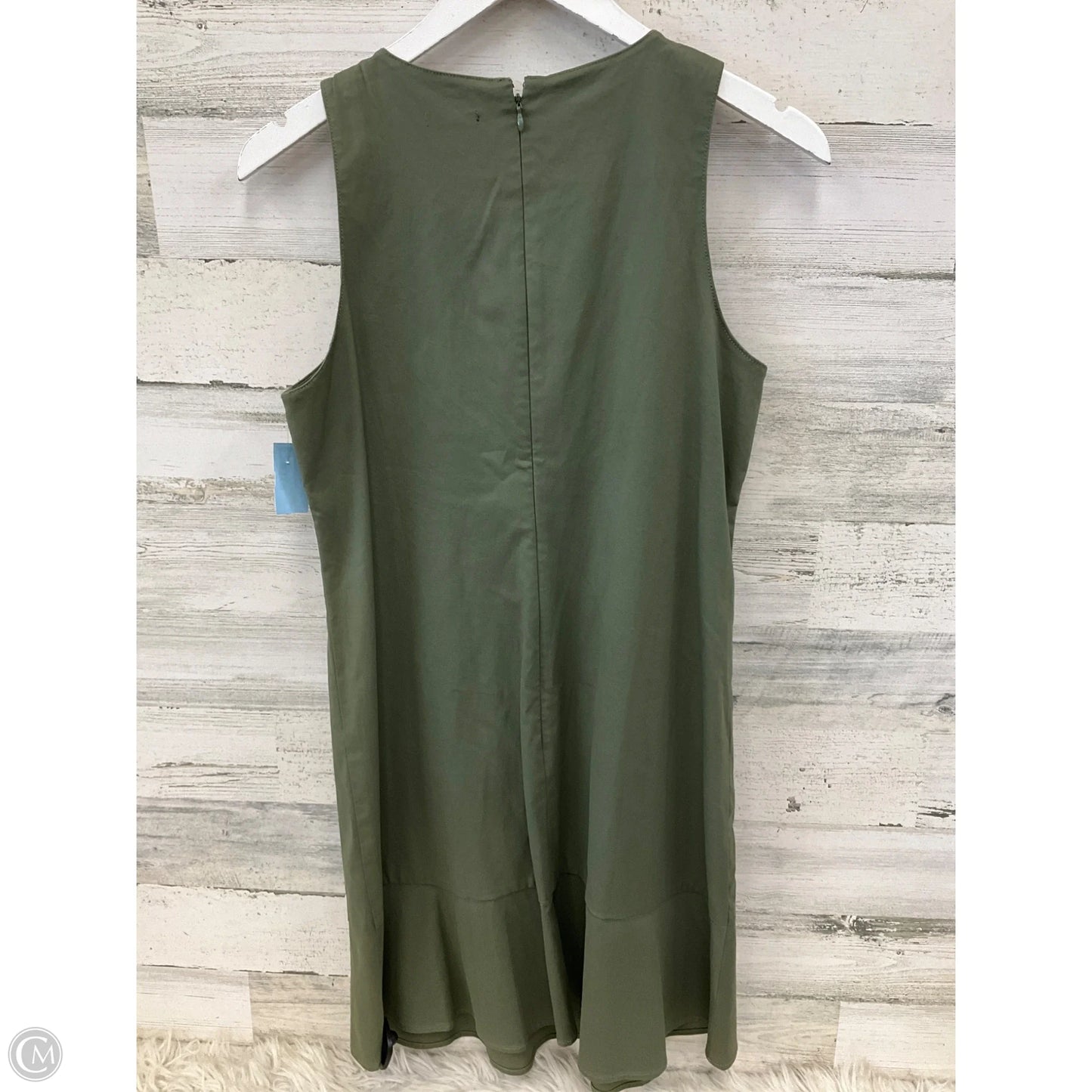 Dress Casual Midi By Ann Taylor In Green, Size: S