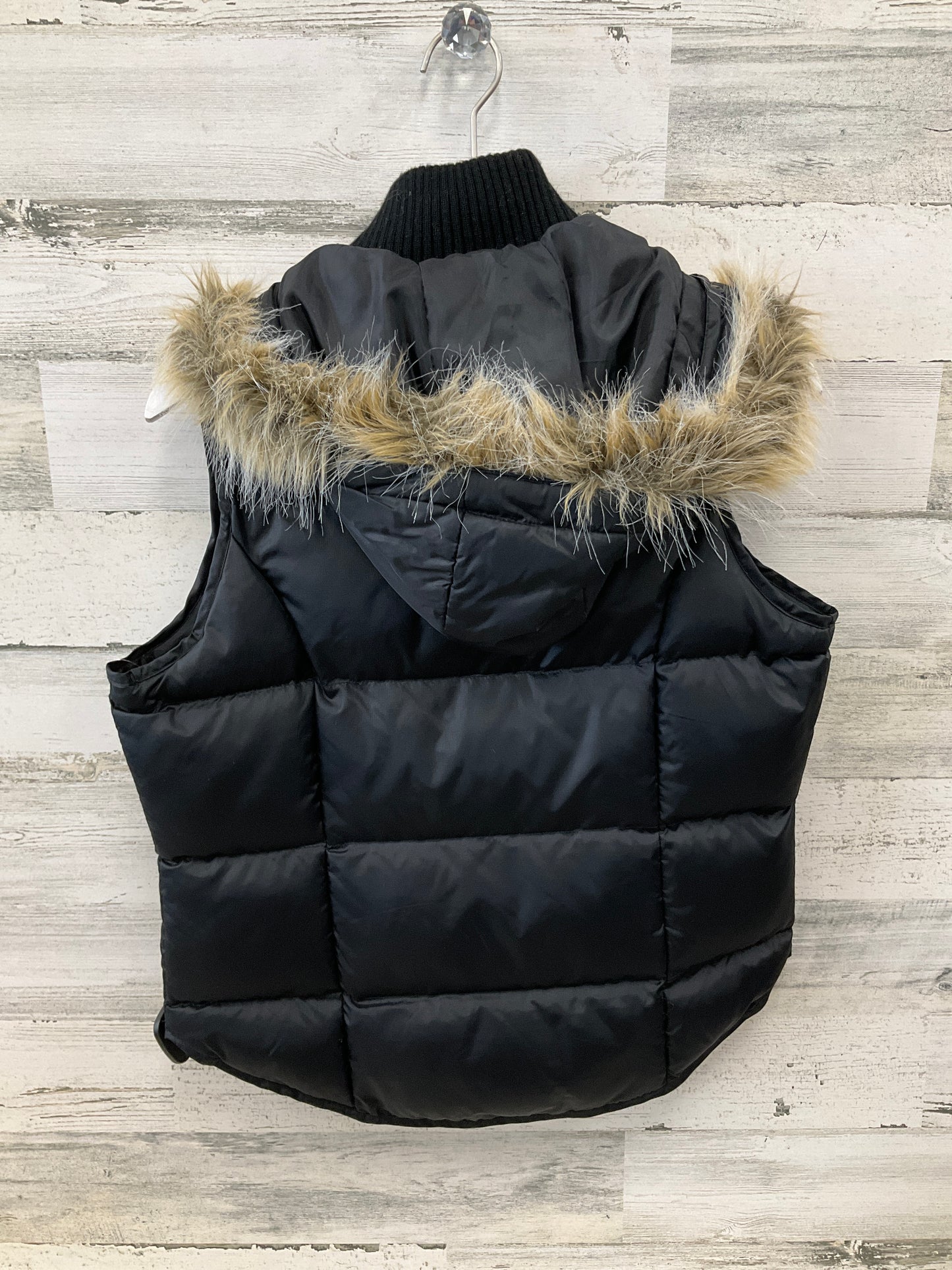 Vest Puffer & Quilted By Guess In Black, Size: L