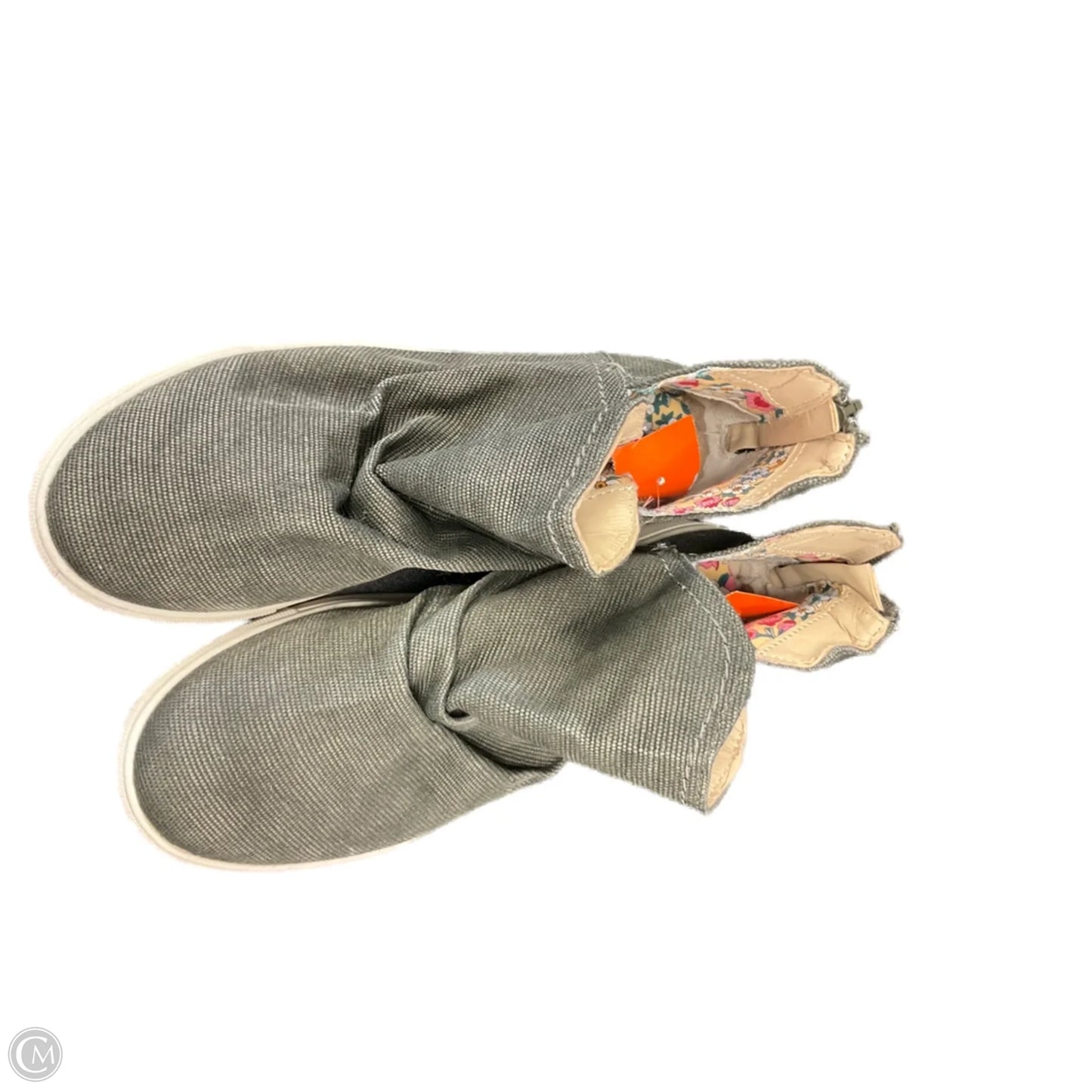 Boots Ankle Flats By Very J In Grey, Size: 6