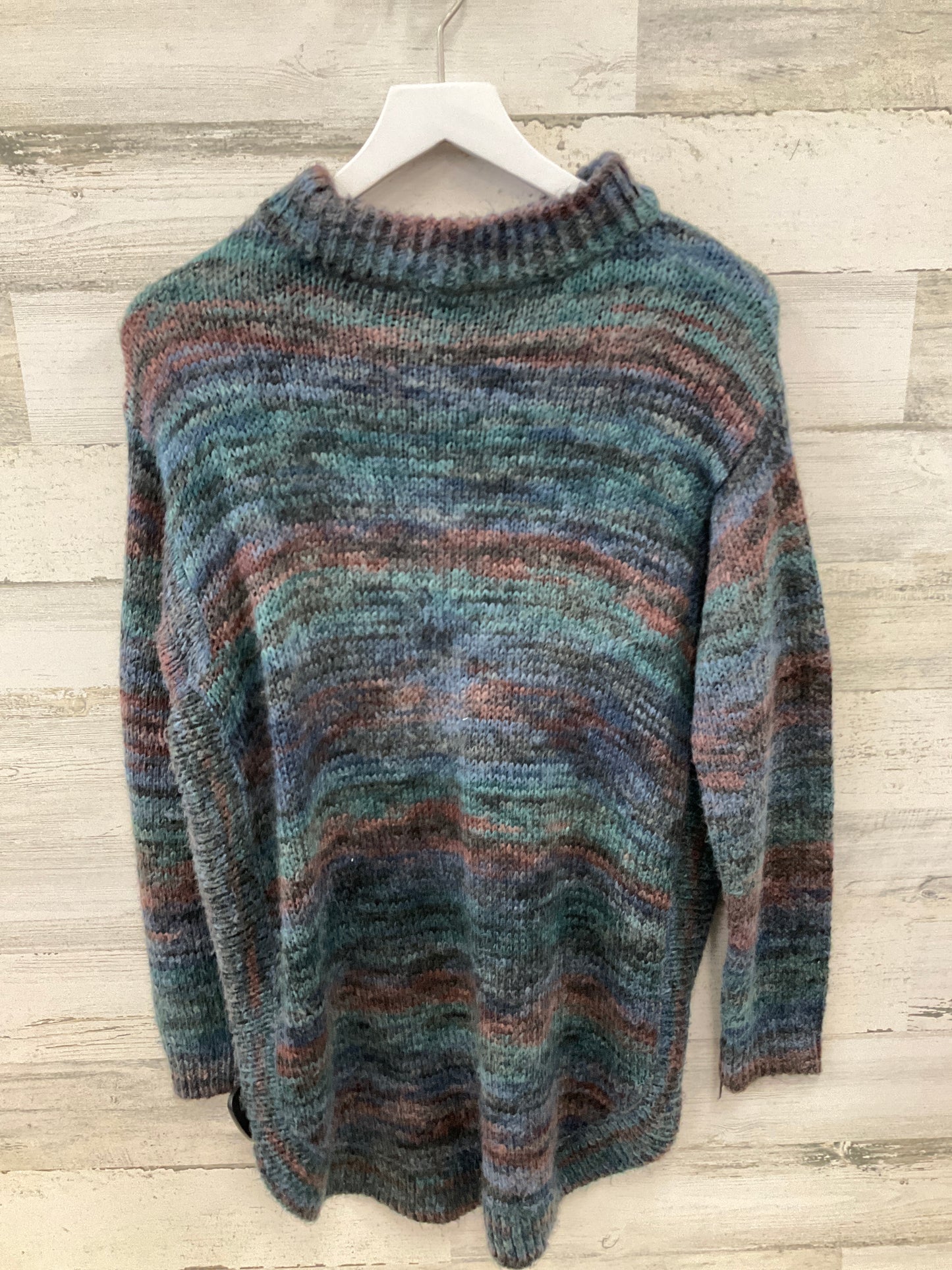 Sweater By Chicos In Teal, Size: L