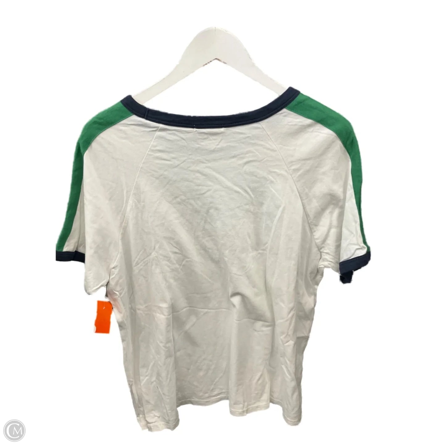 Athletic Top Short Sleeve By Clothes Mentor In Blue & Green, Size: Xl