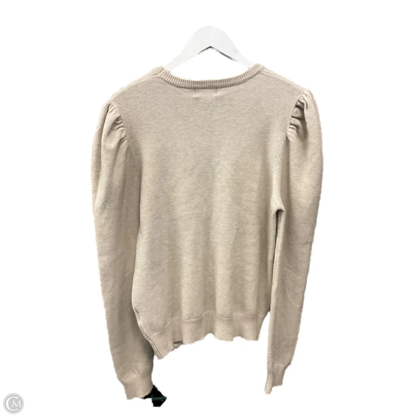 Sweater By Clothes Mentor In Tan, Size: L