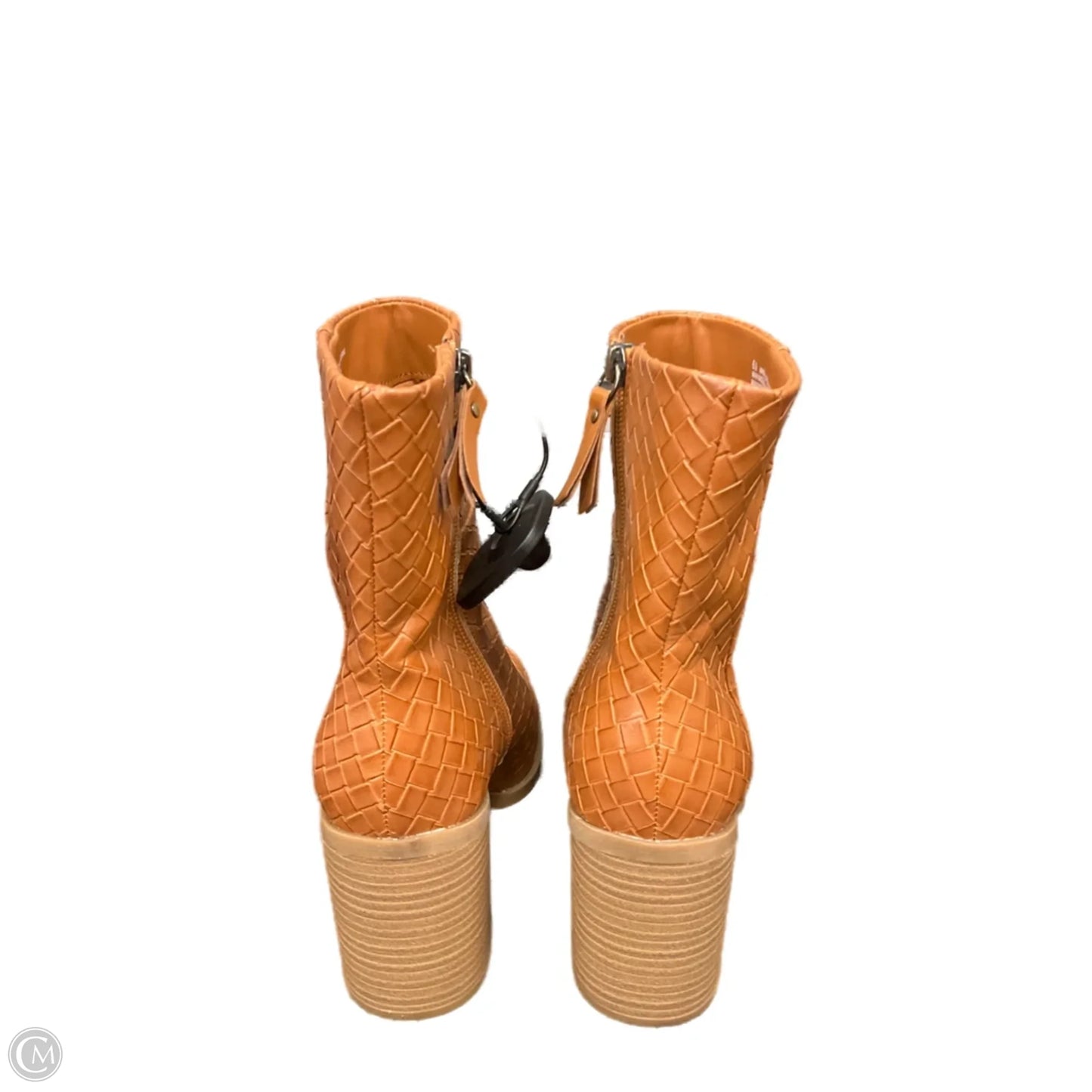 Boots Ankle Heels By Universal Thread In Brown, Size: 6.5