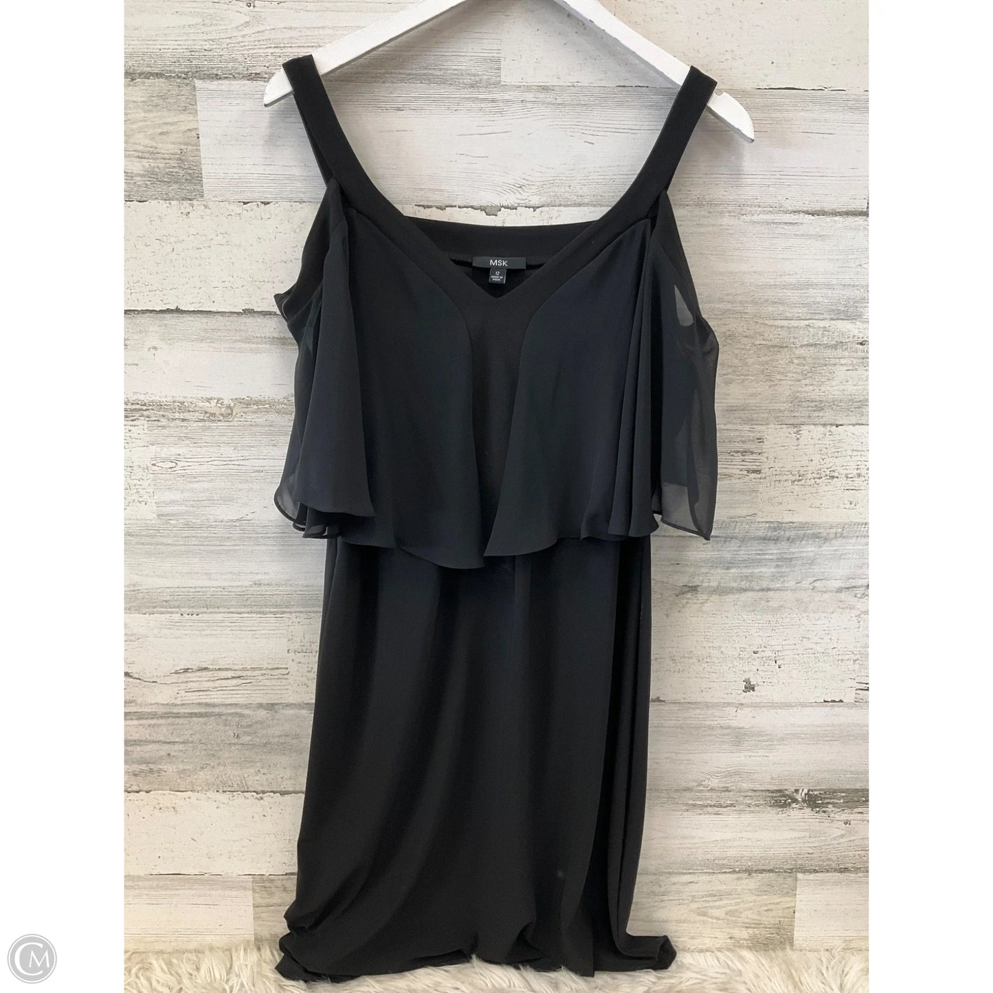 Dress Party Midi By Msk In Black, Size: L