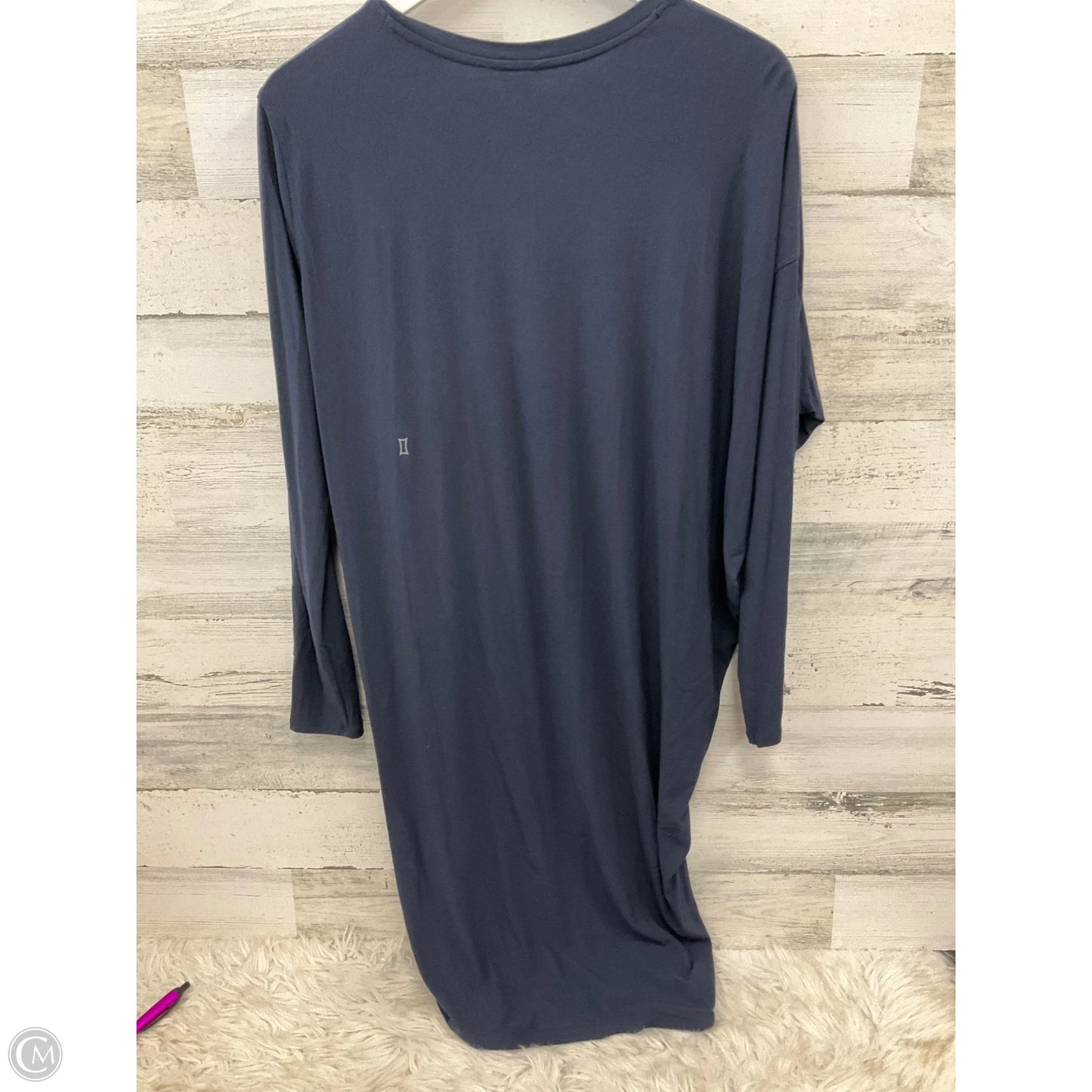 Dress Casual Midi By Clothes Mentor In Grey, Size: M