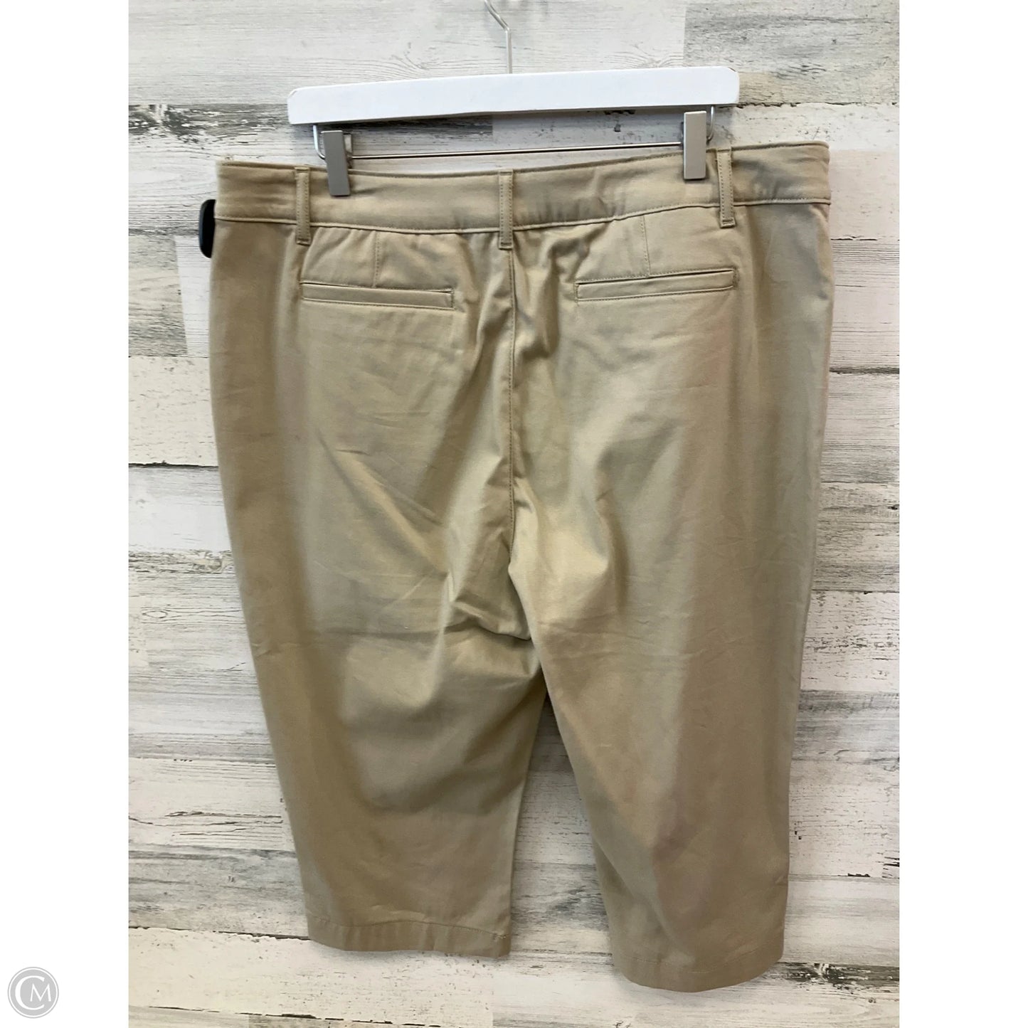 Capris By St Johns Bay In Tan, Size: 18