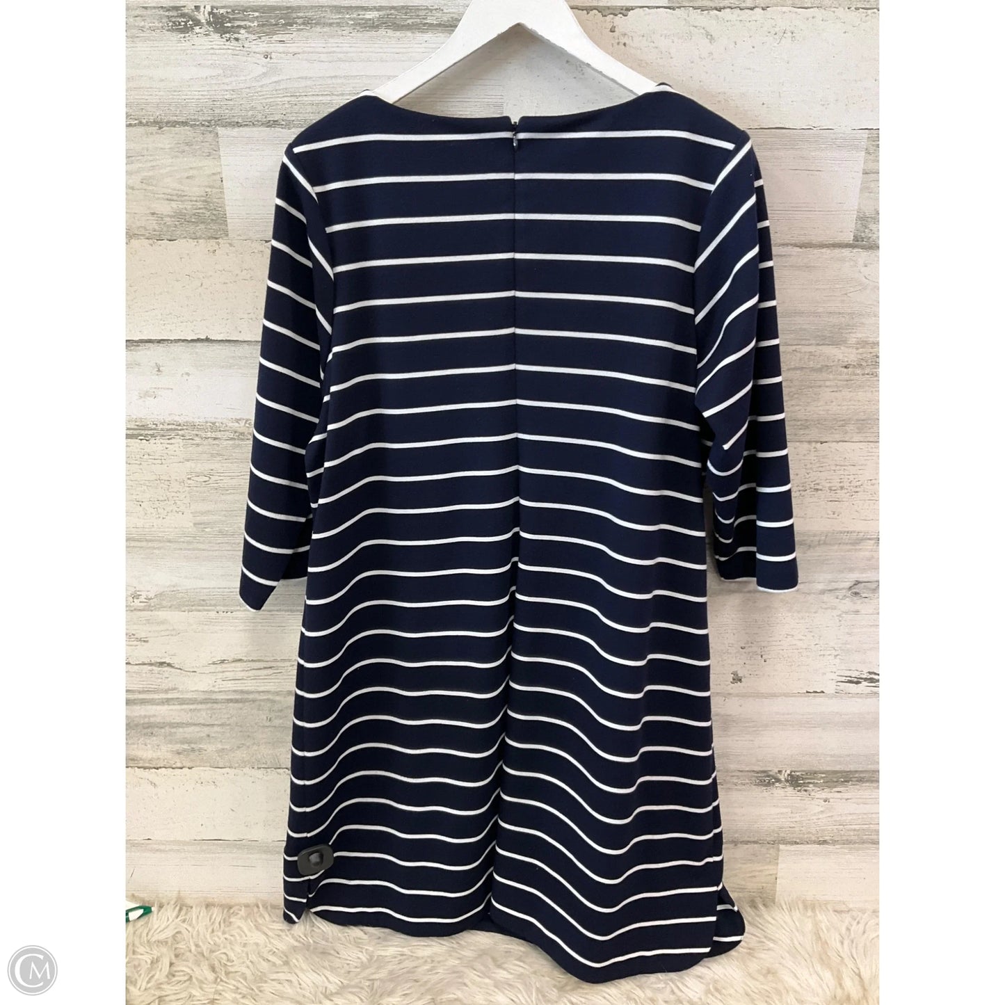 Dress Casual Midi By Eliza J In Navy, Size: Xl