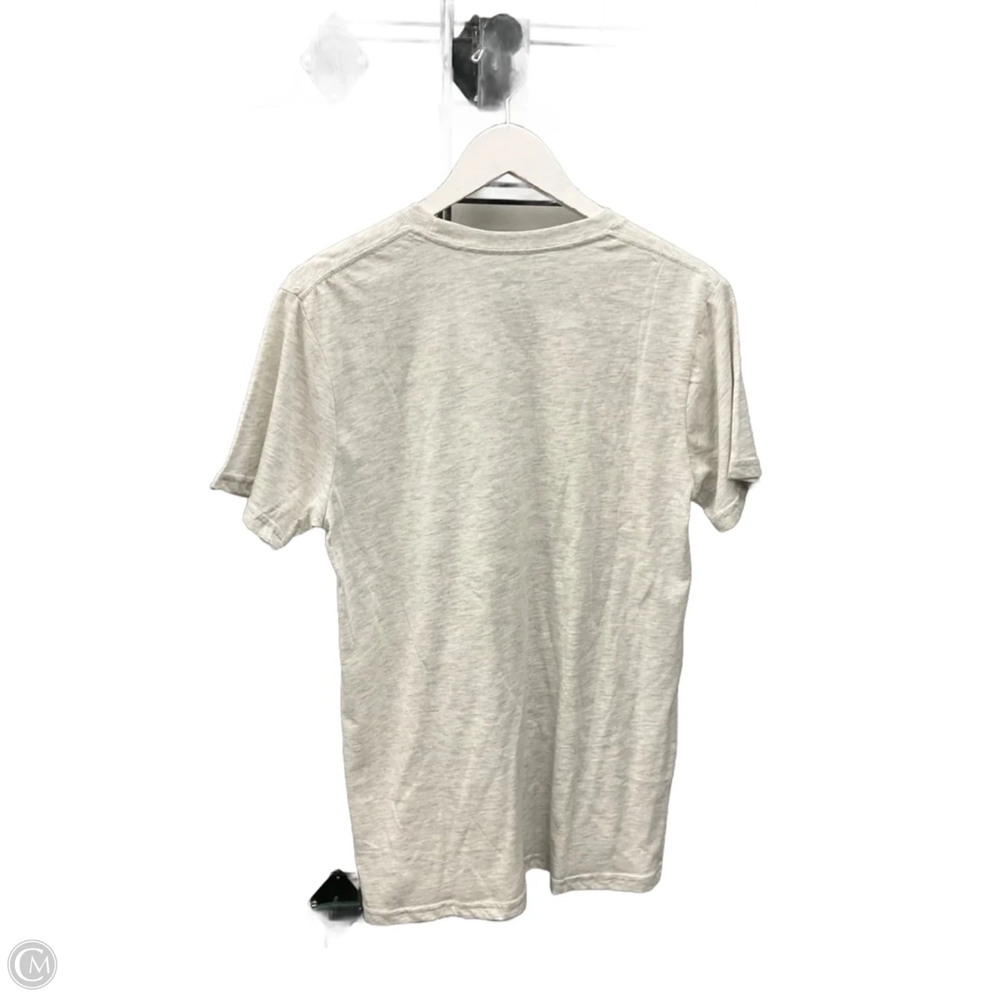 Top Short Sleeve By Clothes Mentor In Grey, Size: M