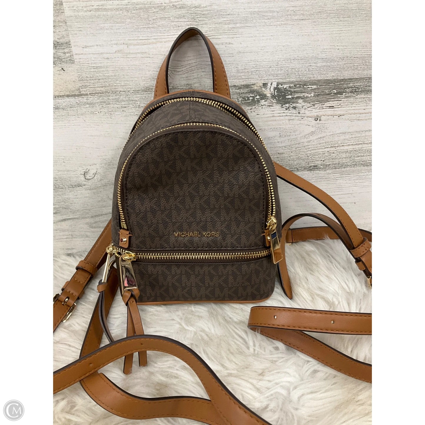 Backpack Designer By Michael Kors, Size: Small