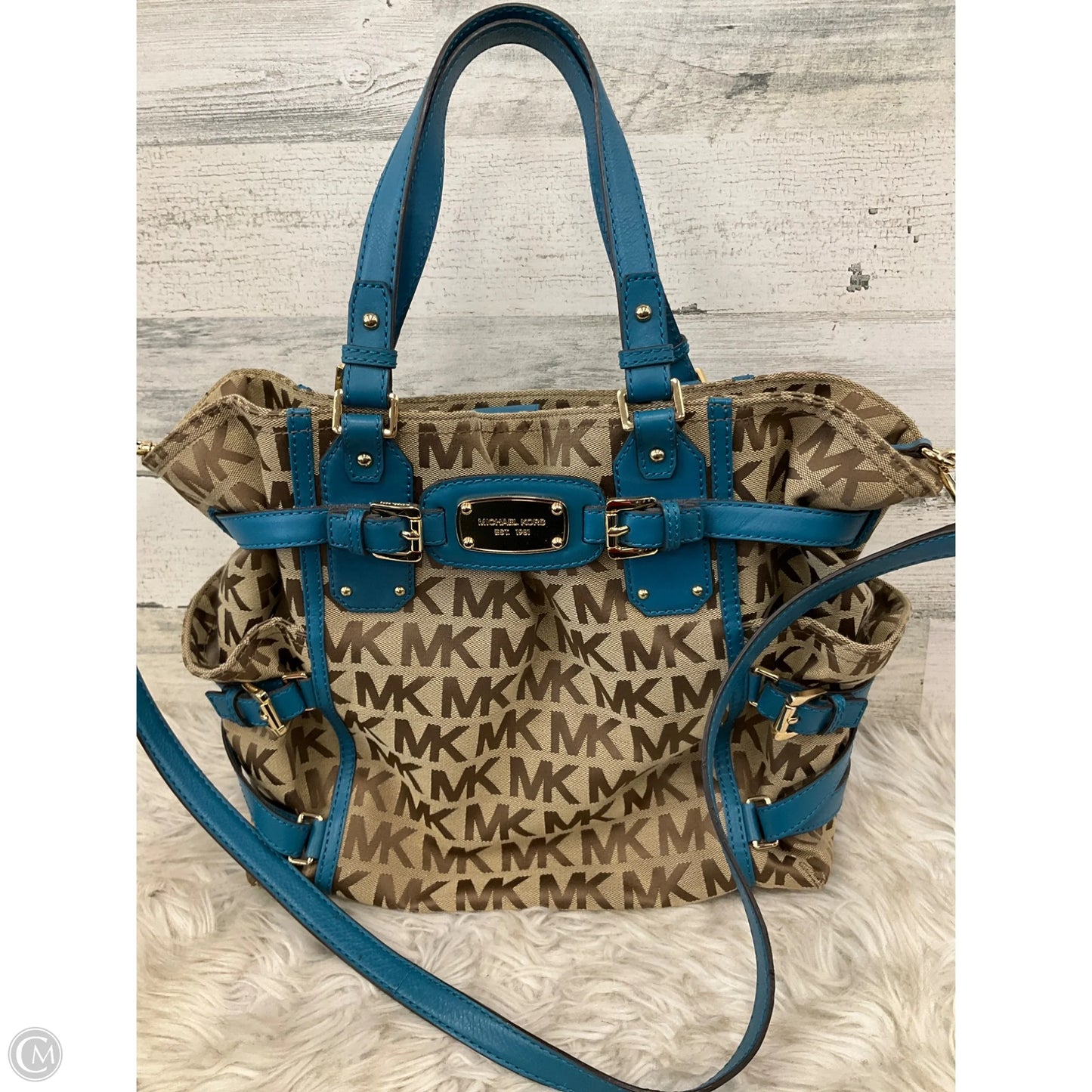 Handbag Designer By Michael Kors, Size: Large