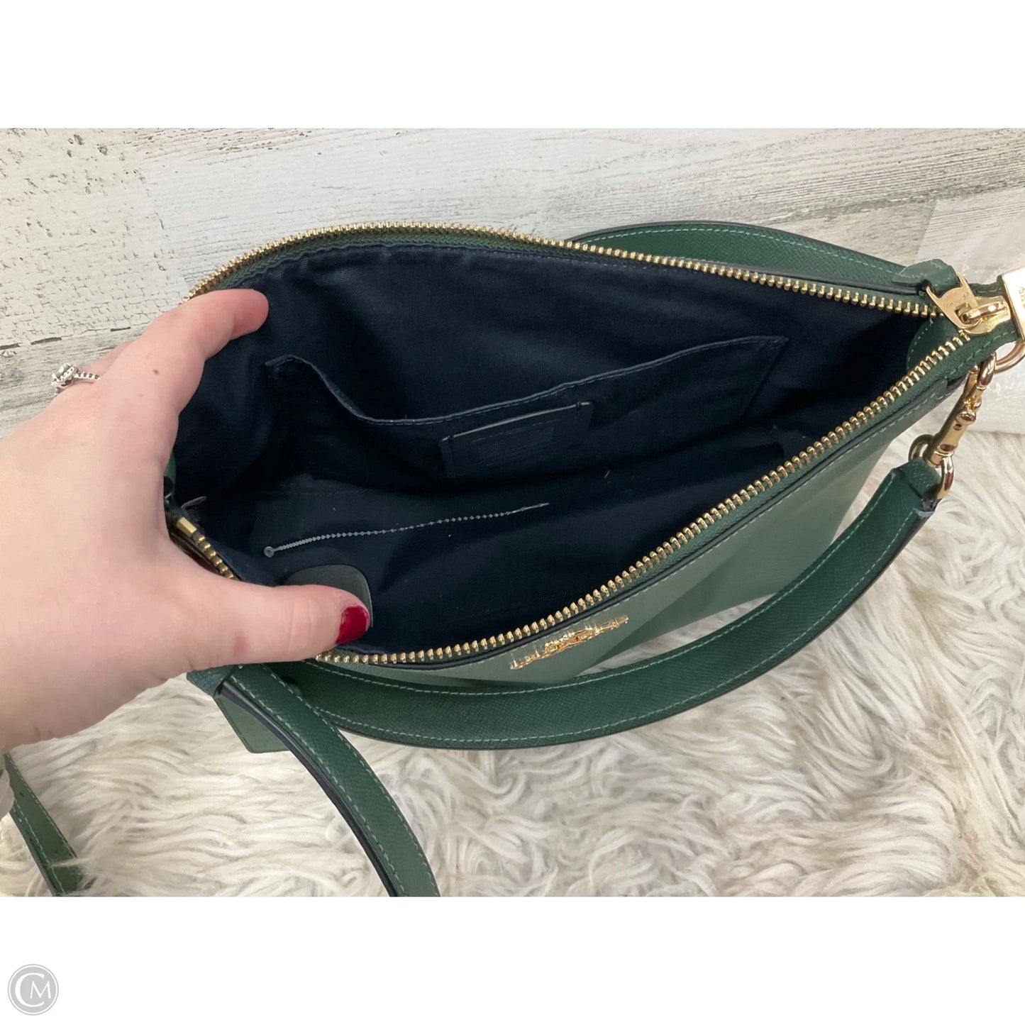 Handbag Designer By Coach, Size: Medium
