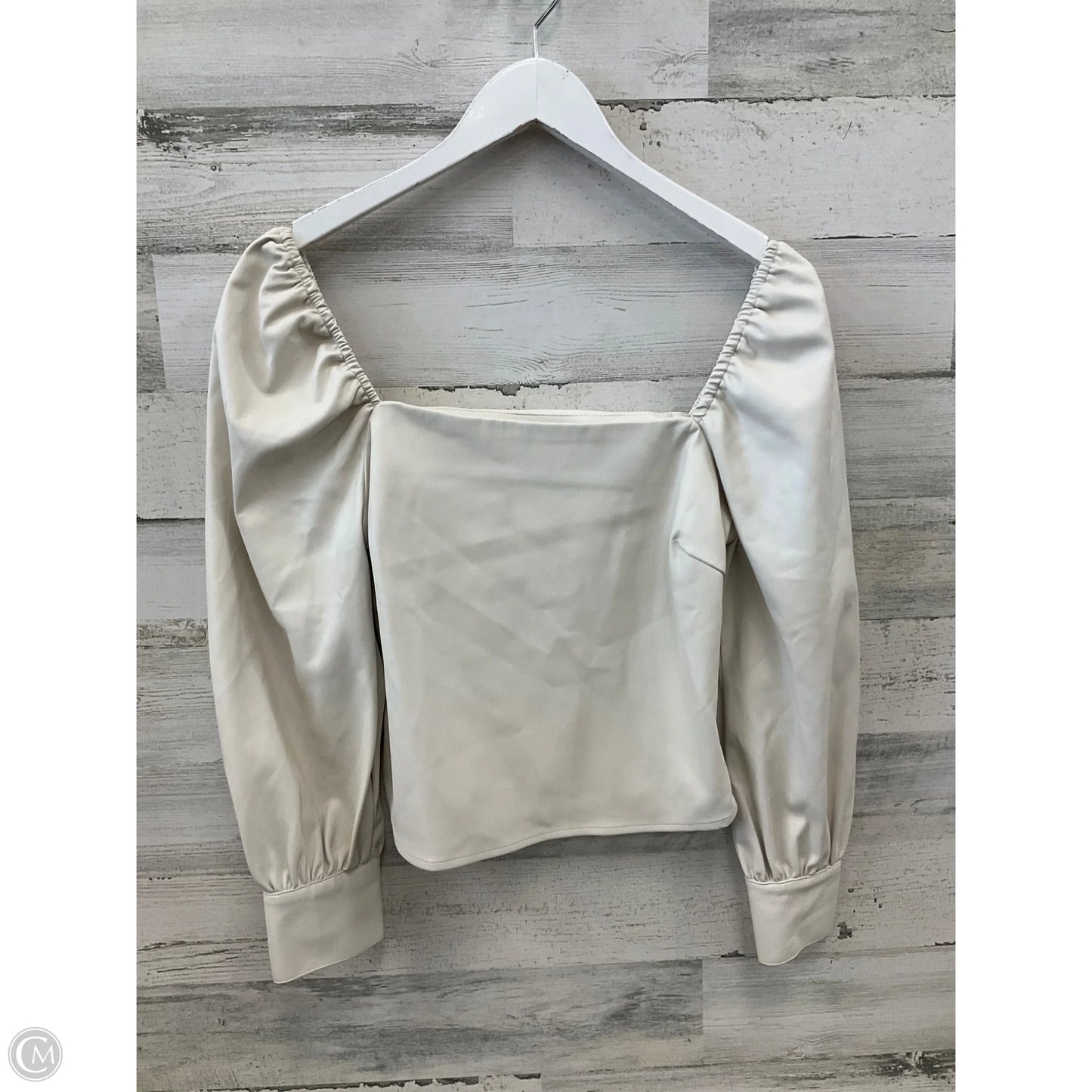 Top Long Sleeve By Lucy Paris In Ivory, Size: S