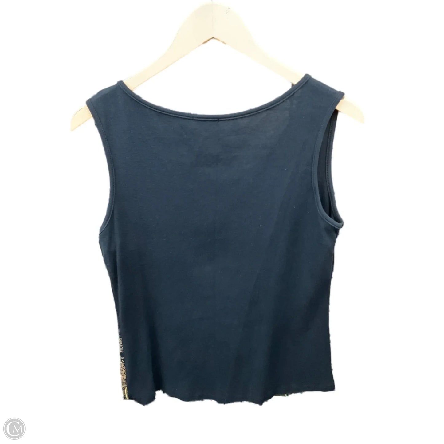 Athletic Top Short Sleeve By Clothes Mentor In Navy, Size: L
