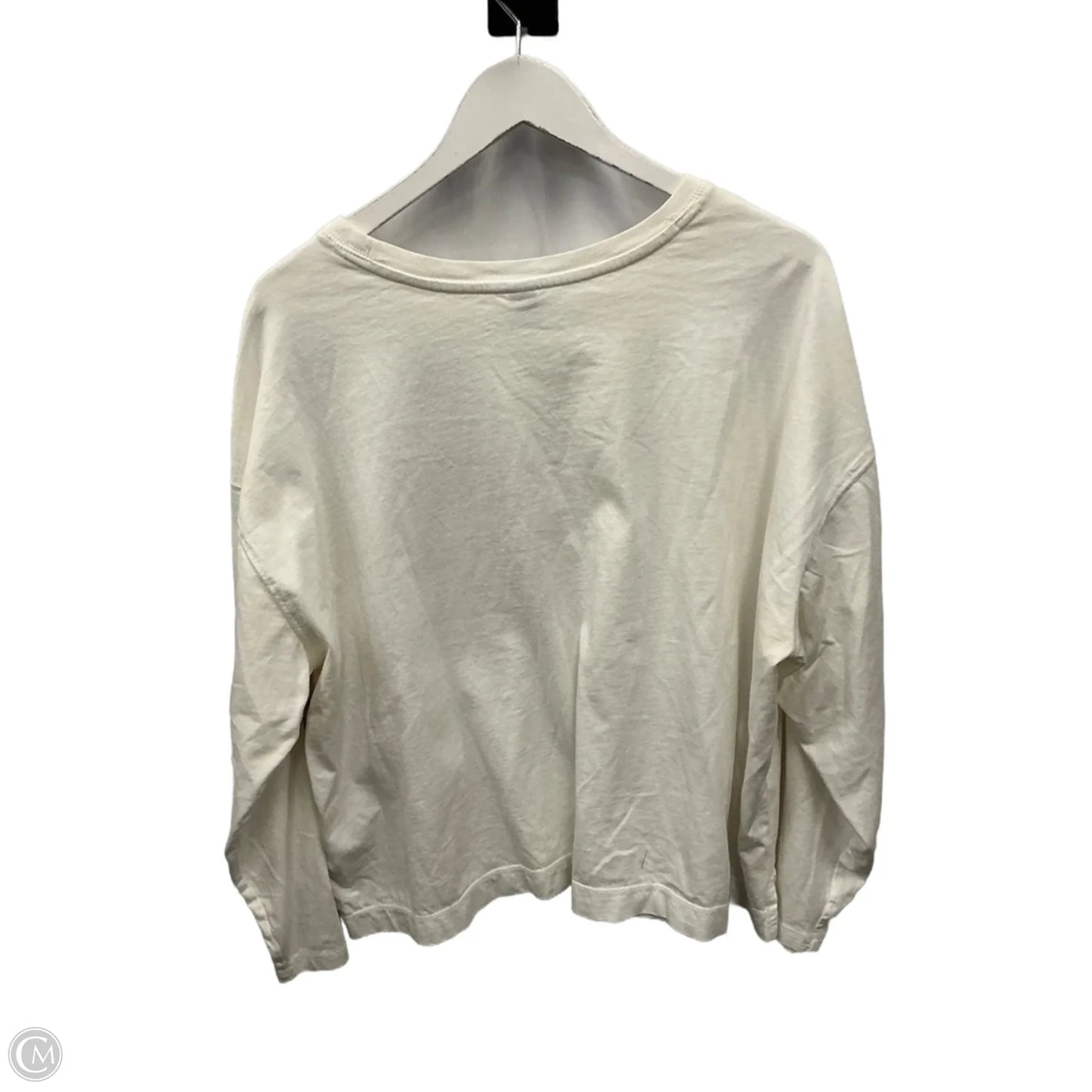 Top Long Sleeve By Old Navy In White, Size: 2x