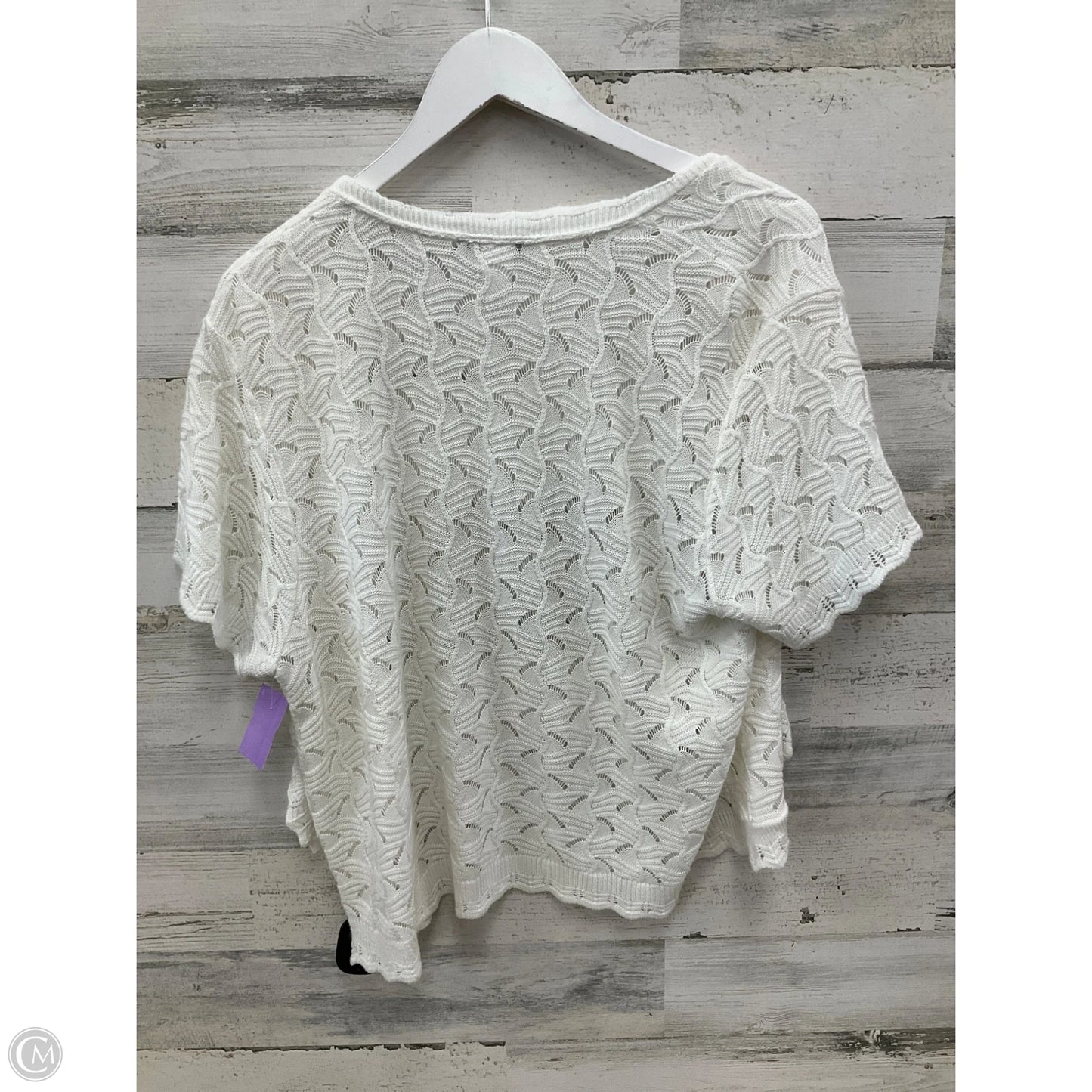 Bolero By Clothes Mentor In White, Size: 1x