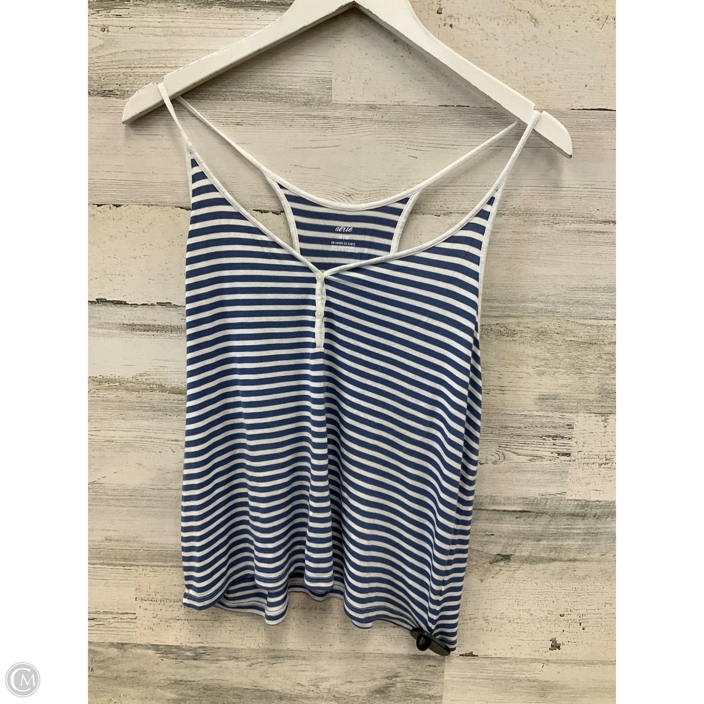 Tank Top By Aerie In Blue & White, Size: M