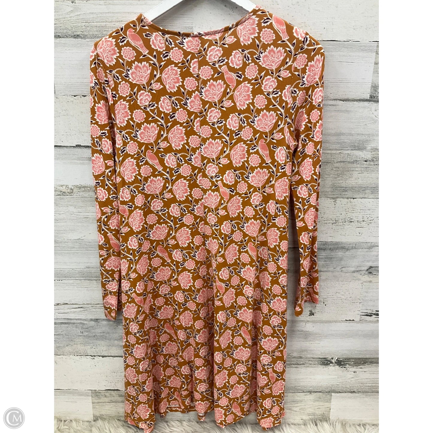 Dress Casual Midi By Old Navy In Gold, Size: S