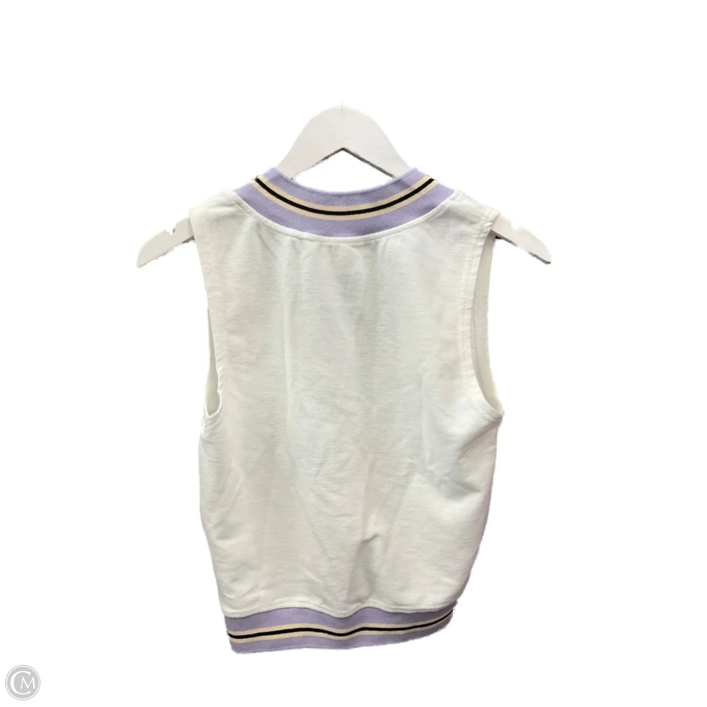 Top Sleeveless By Clothes Mentor In White, Size: Xs