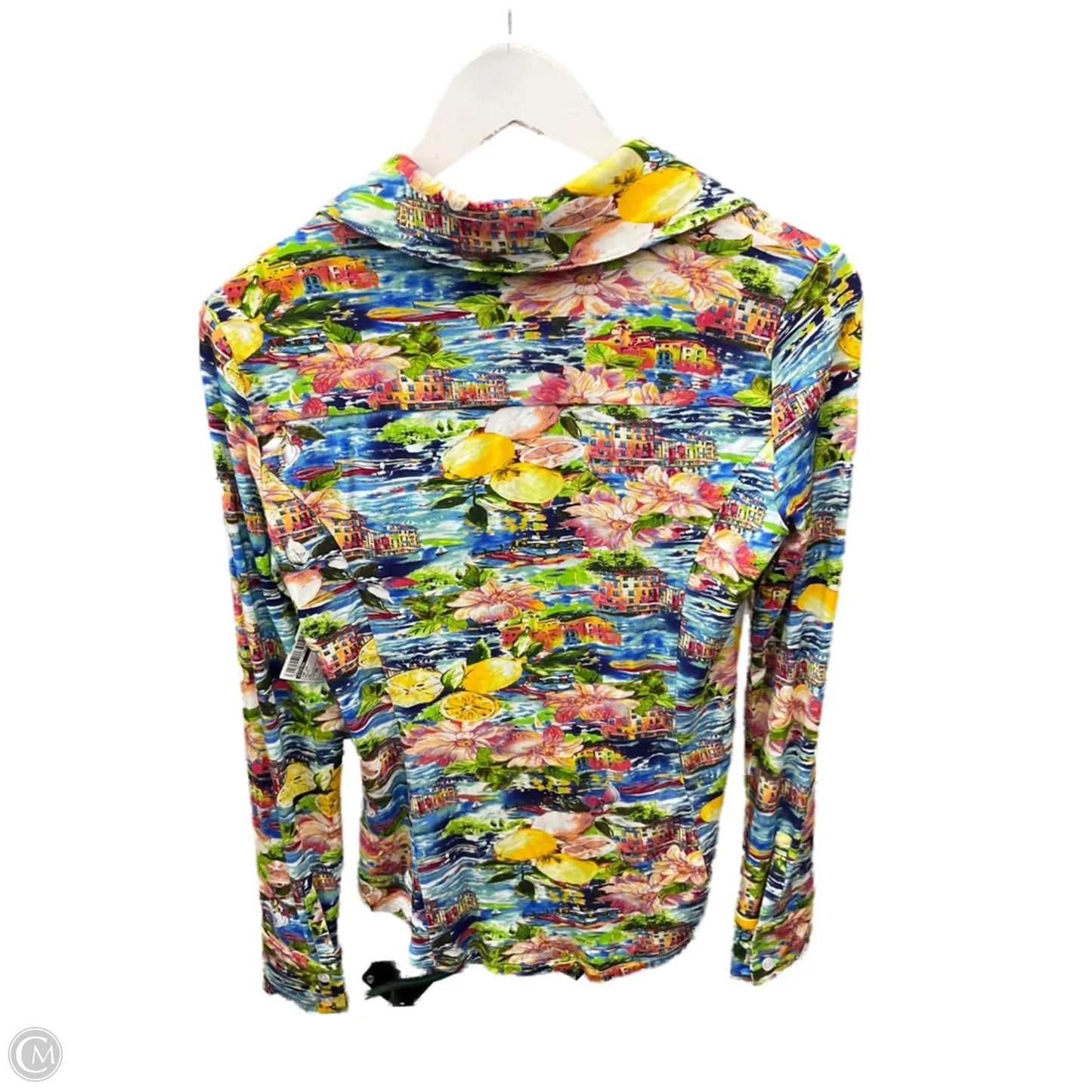 Top Long Sleeve By Etcetra In Multi-colored, Size: Xs