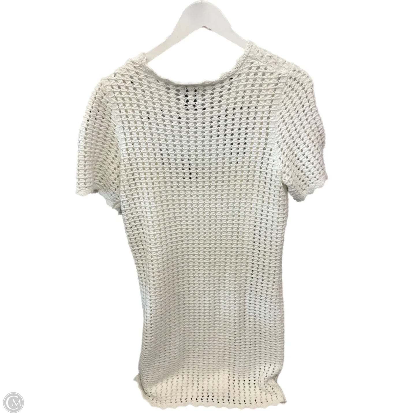 Dress Sweater By Gap In White, Size: M