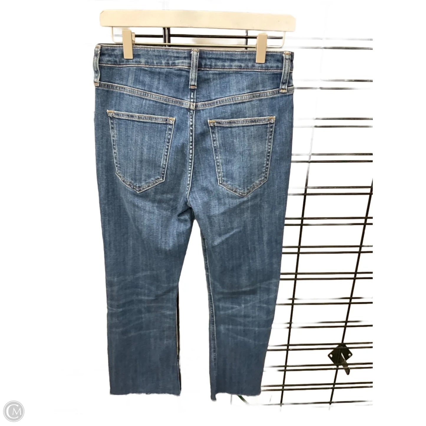 Jeans Flared By J. Crew In Blue Denim, Size: 0p