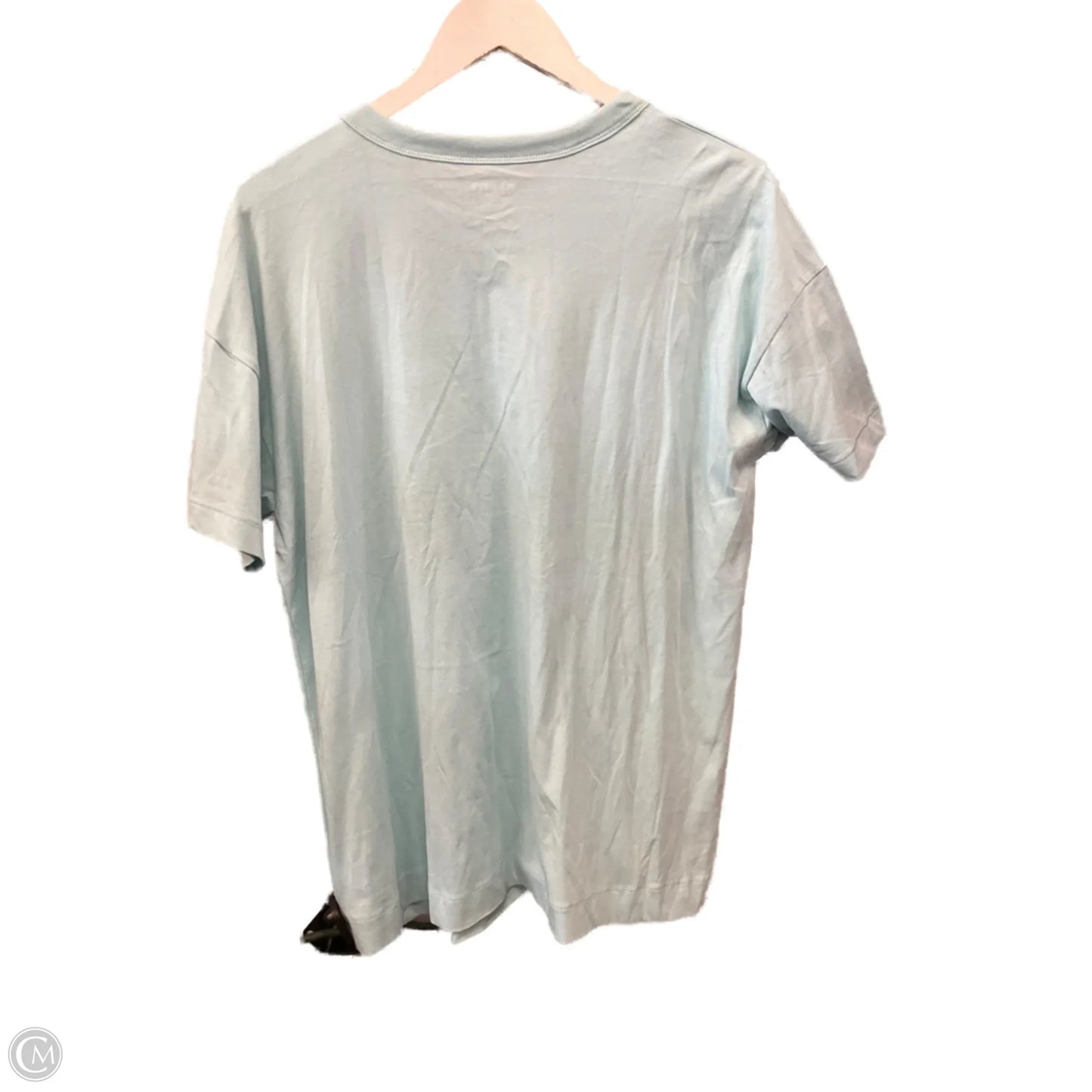 Top Short Sleeve Basic By Old Navy In Aqua, Size: M