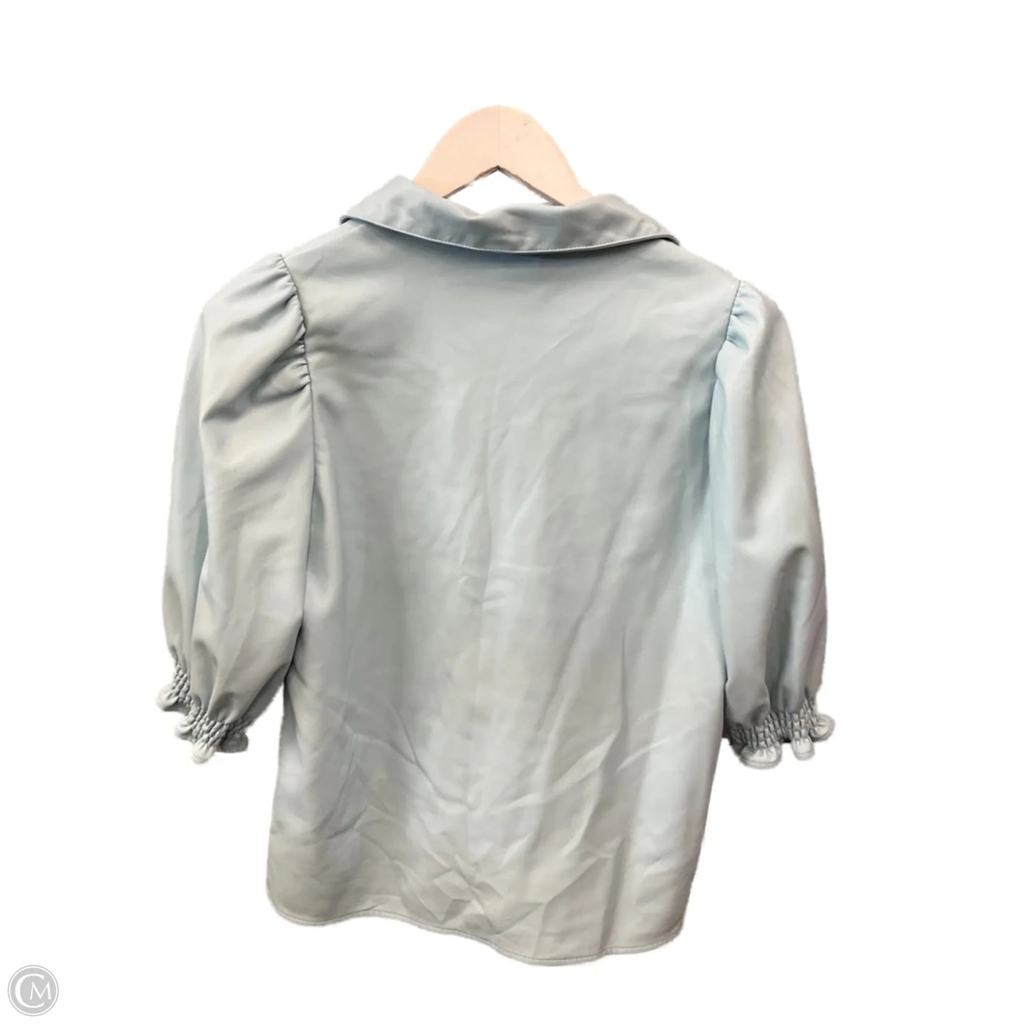 Top Short Sleeve By Thml In Blue, Size: Xs