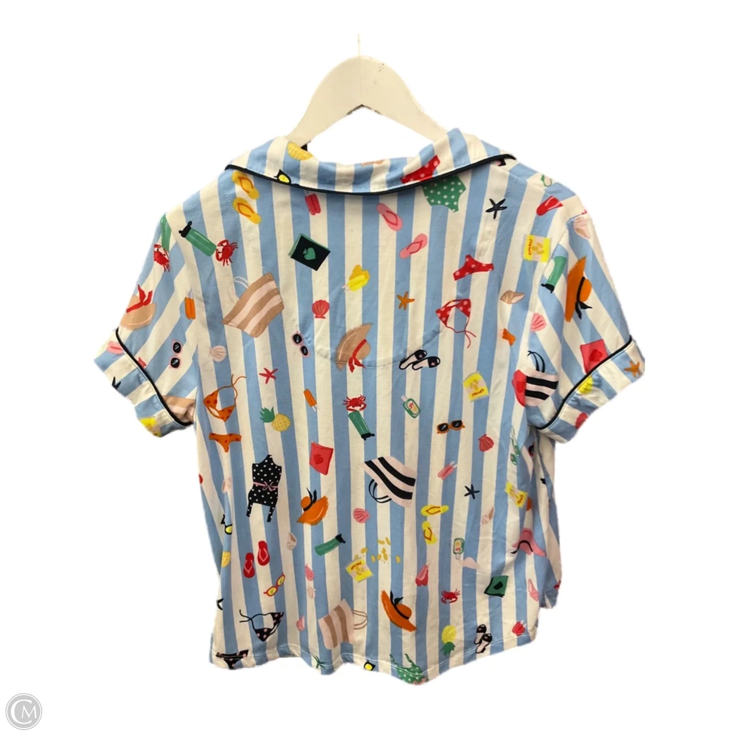 Pajamas Designer By Kate Spade In Blue, Size: S