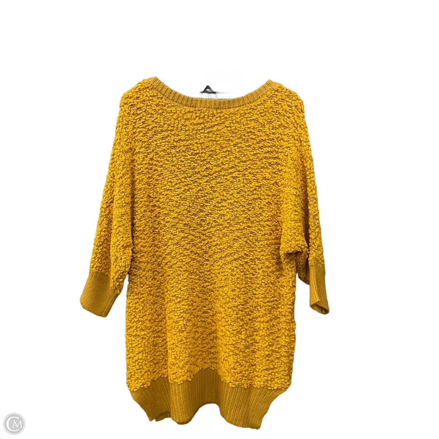 Sweater By Clothes Mentor In Gold, Size: 1x