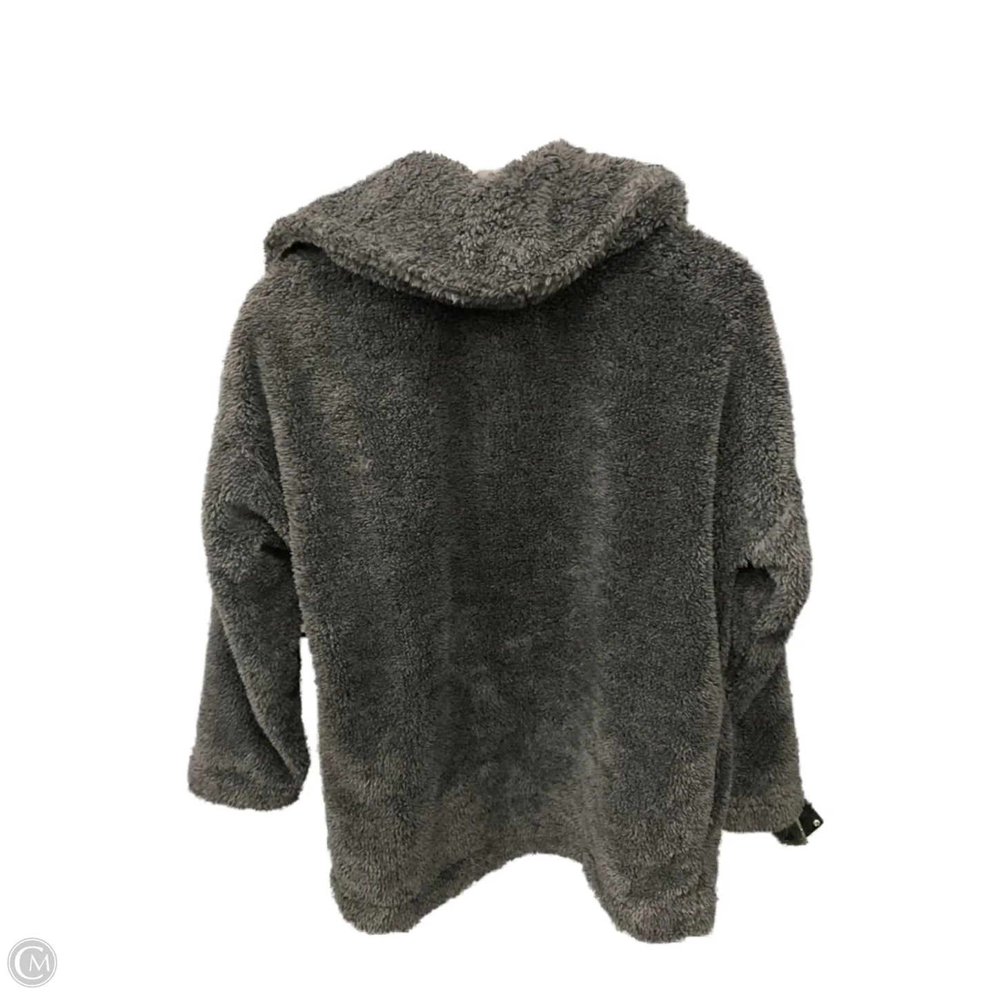 Jacket Fleece By Clothes Mentor In Grey, Size: Xs