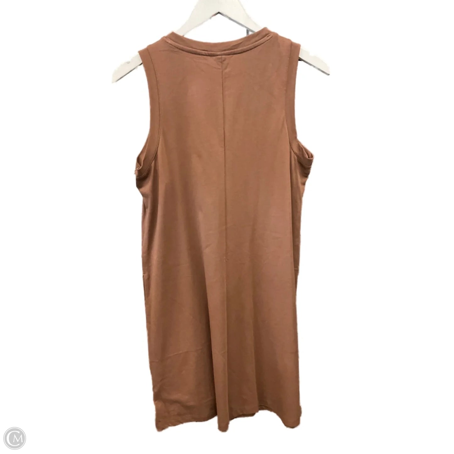 Dress Casual Midi By Old Navy In Brown, Size: M
