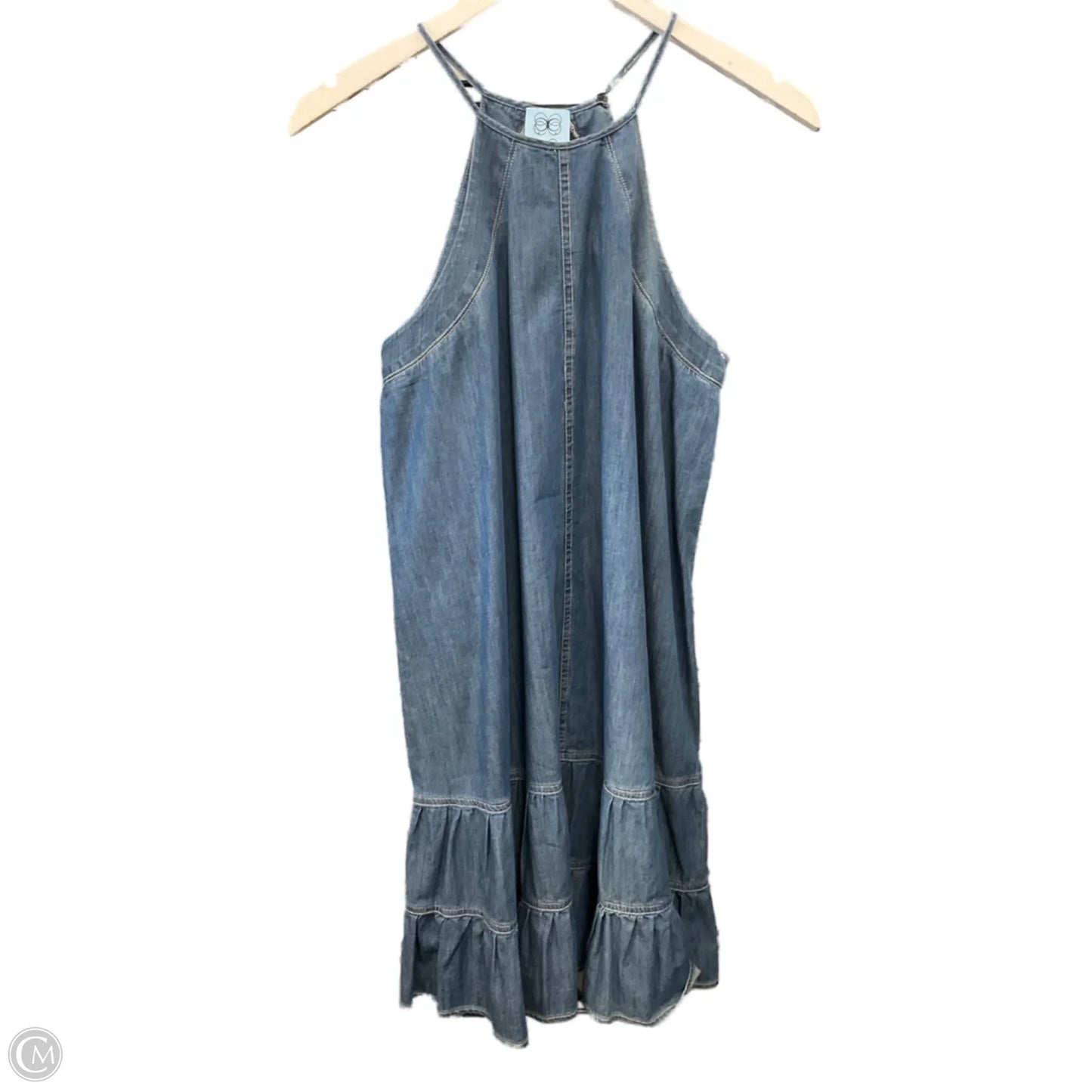 Dress Casual Short By Cece In Blue Denim, Size: Xs