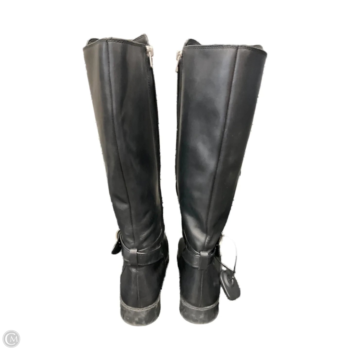 Boots Designer By Coach In Black, Size: 8.5