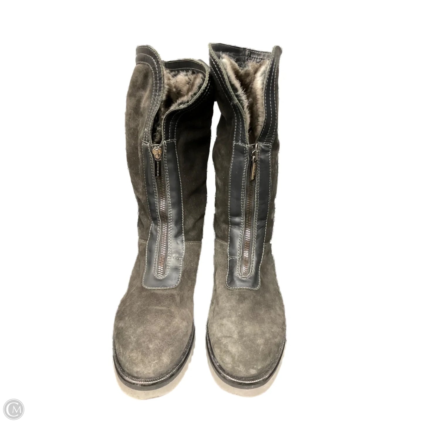 Boots Ankle Flats By Aquatalia In Brown, Size: 8.5