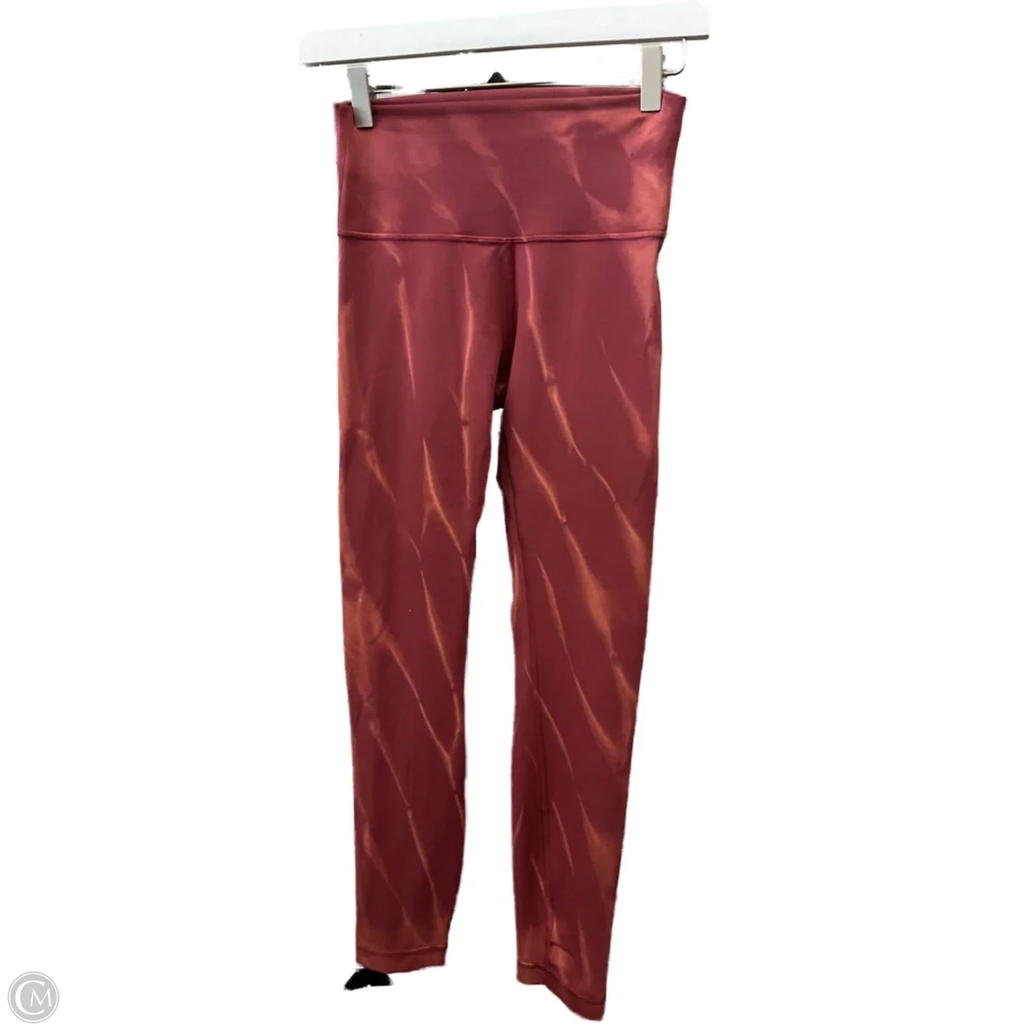 Athletic Leggings By Lululemon In Orange, Size: 4