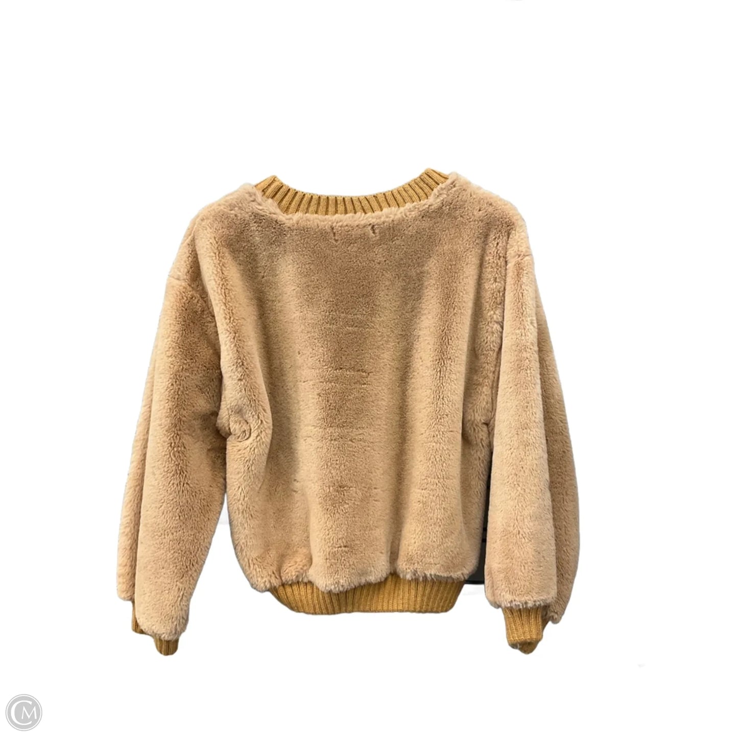 Sweater By Woven Heart In Gold, Size: S
