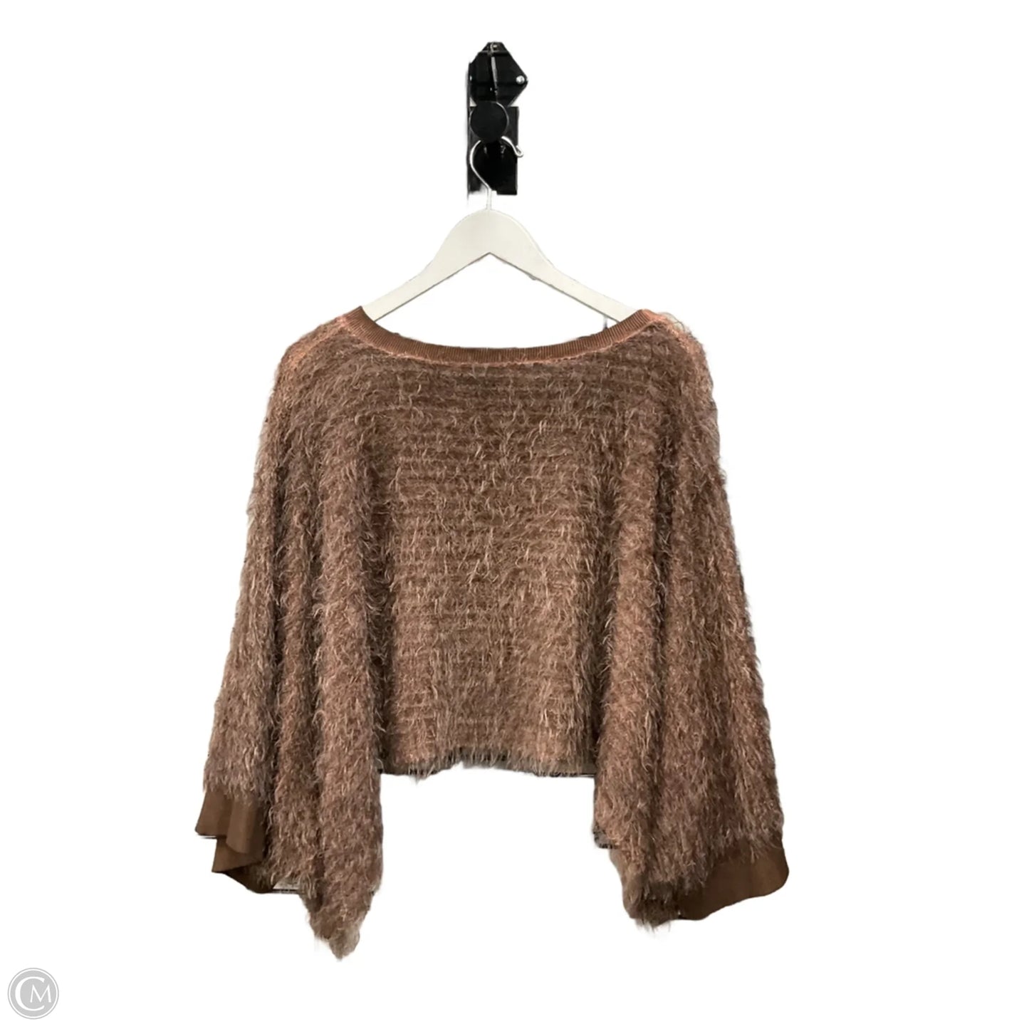 Sweater Short Sleeve By Lola In Brown, Size: S