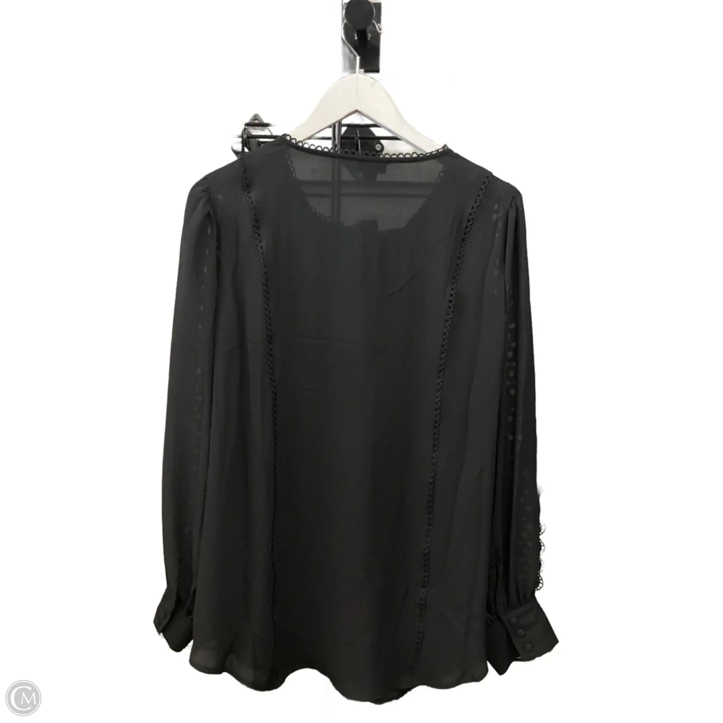 Top Long Sleeve By Torrid In Black, Size: 2x