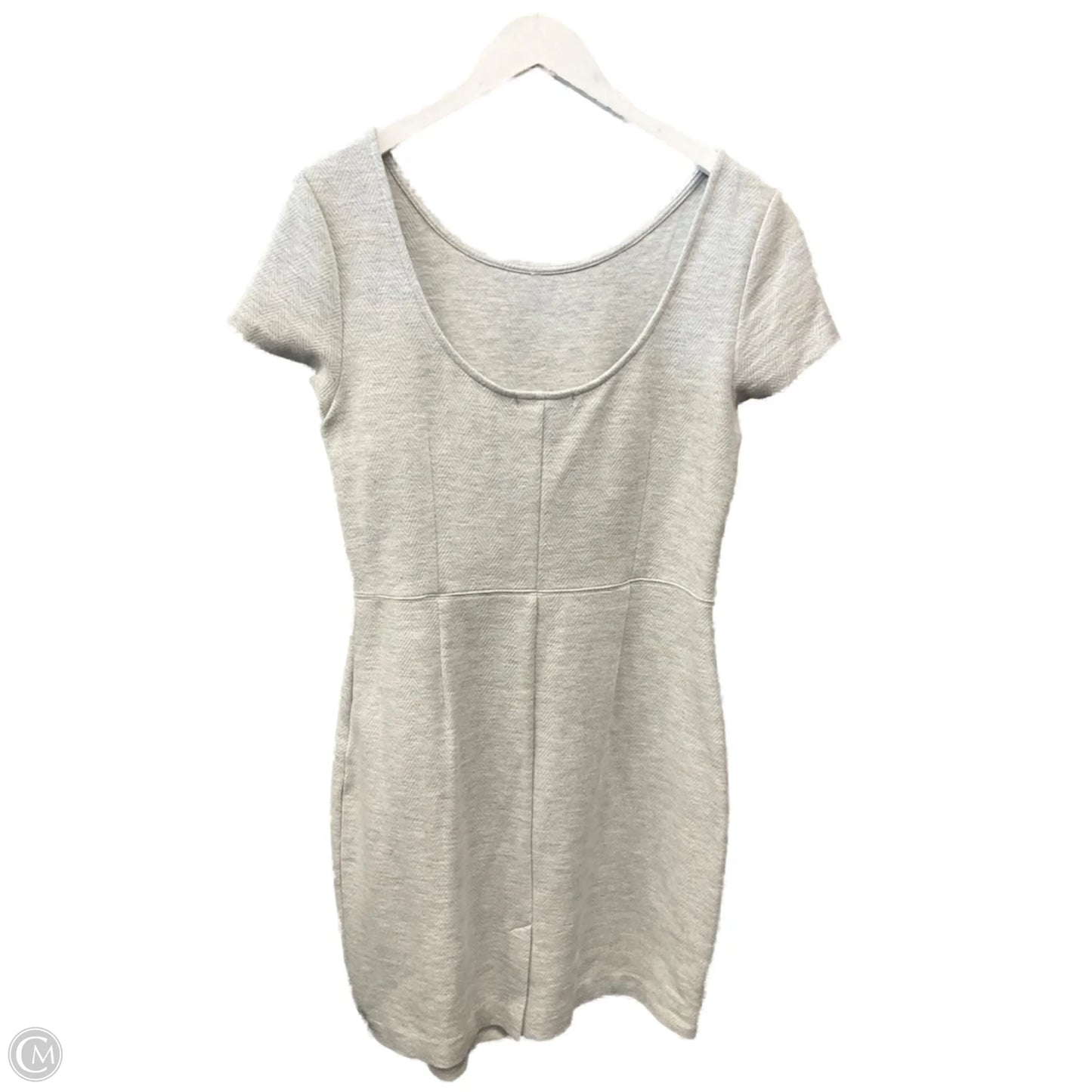 Dress Casual Midi By Banana Republic In Grey, Size: M
