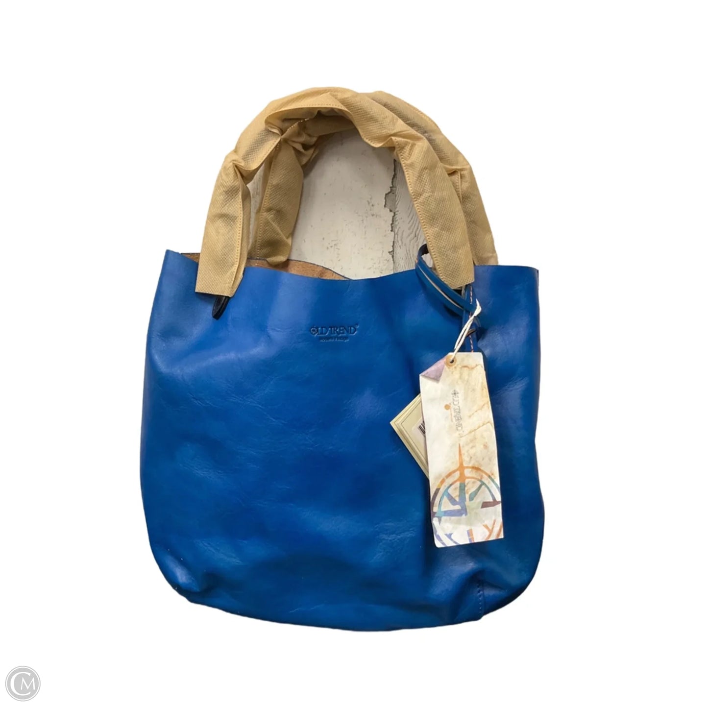 Handbag Leather By Clothes Mentor, Size: Medium